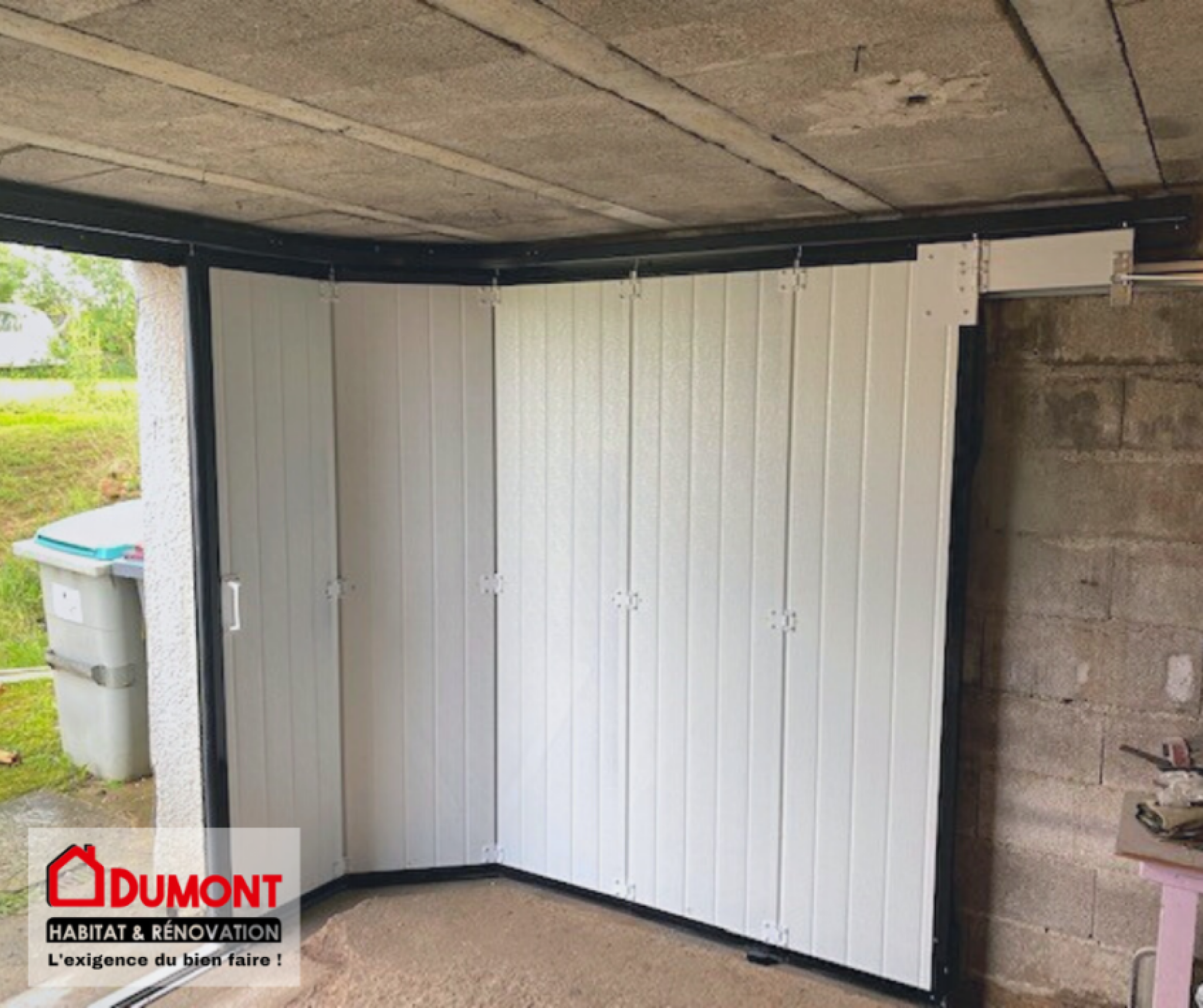 Porte de Garage Sectionnelle Latérale