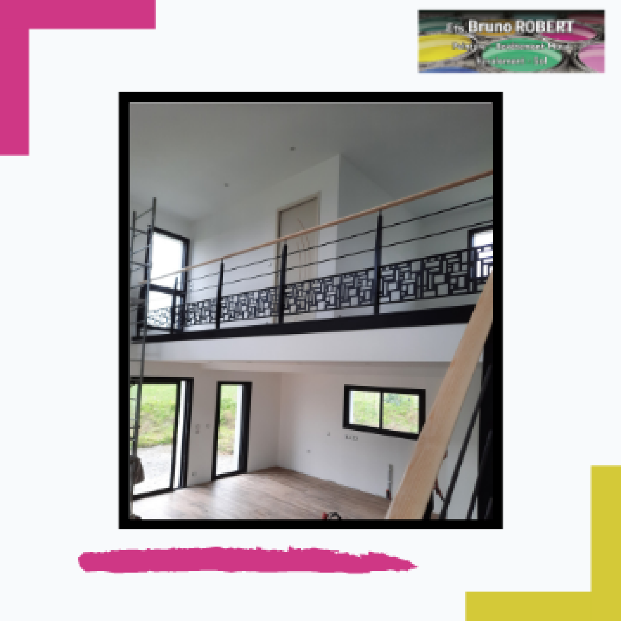 Réalisation de peinture de maison neuve