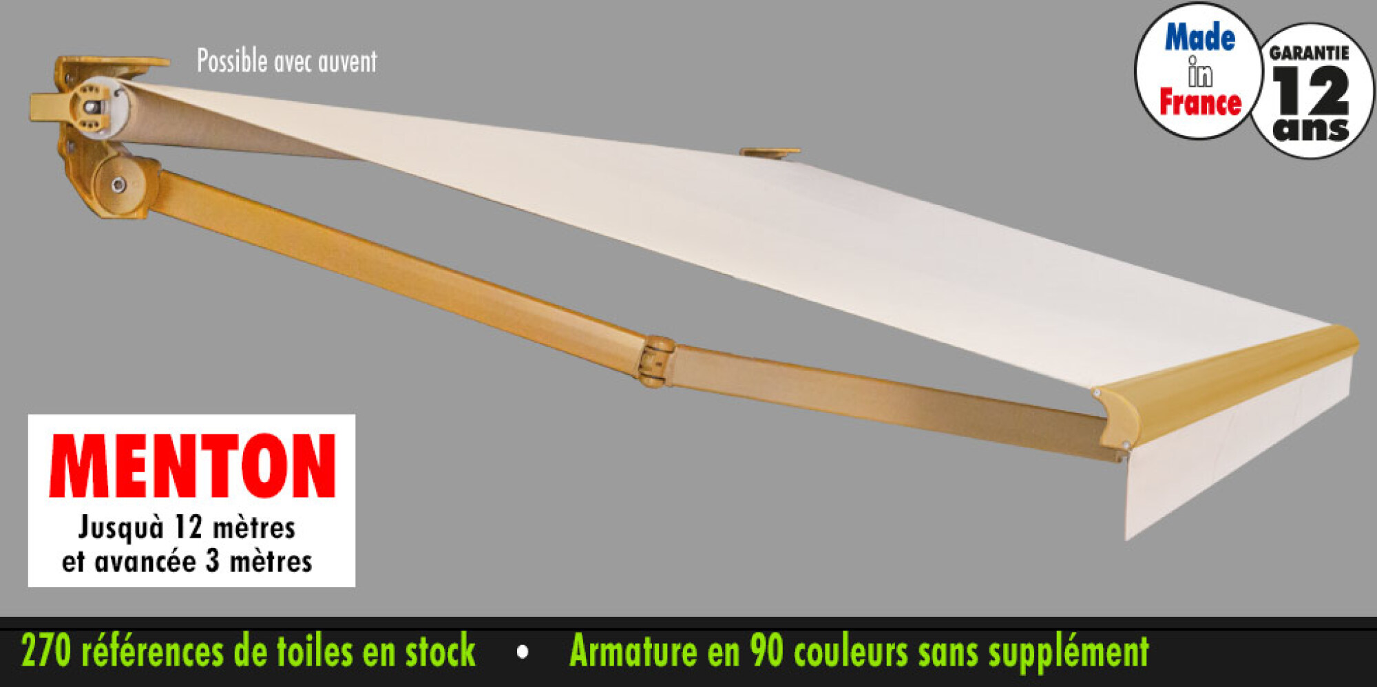 Store traditionnel menton