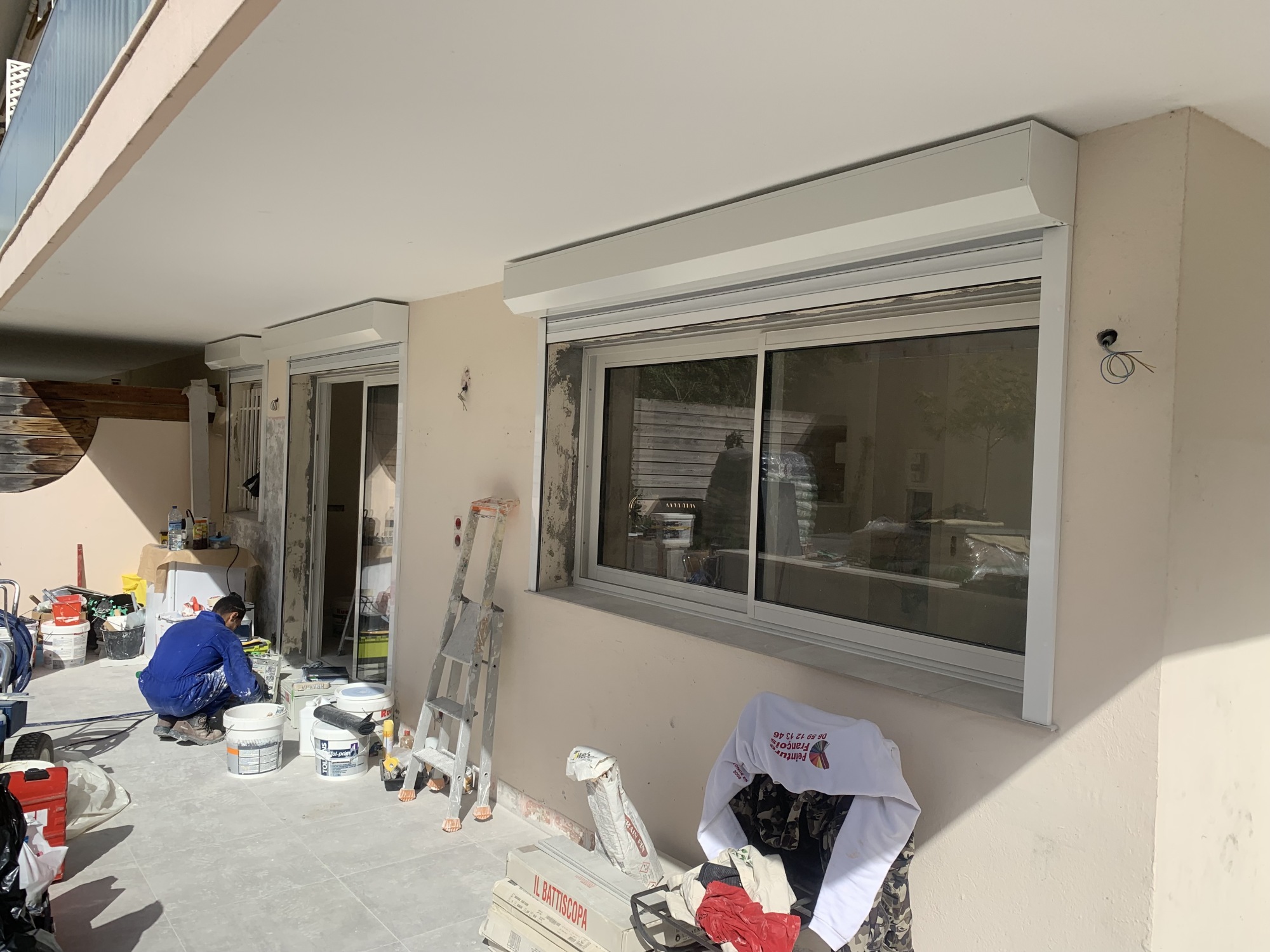 Volet roulant monobloc électrique