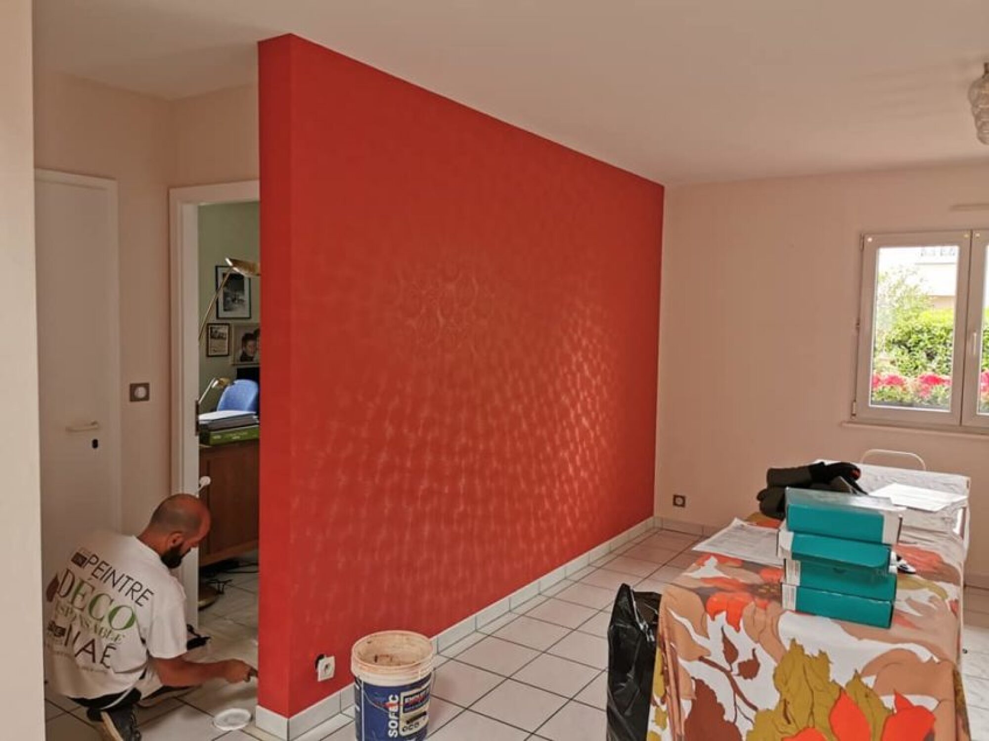 Application peinture velours