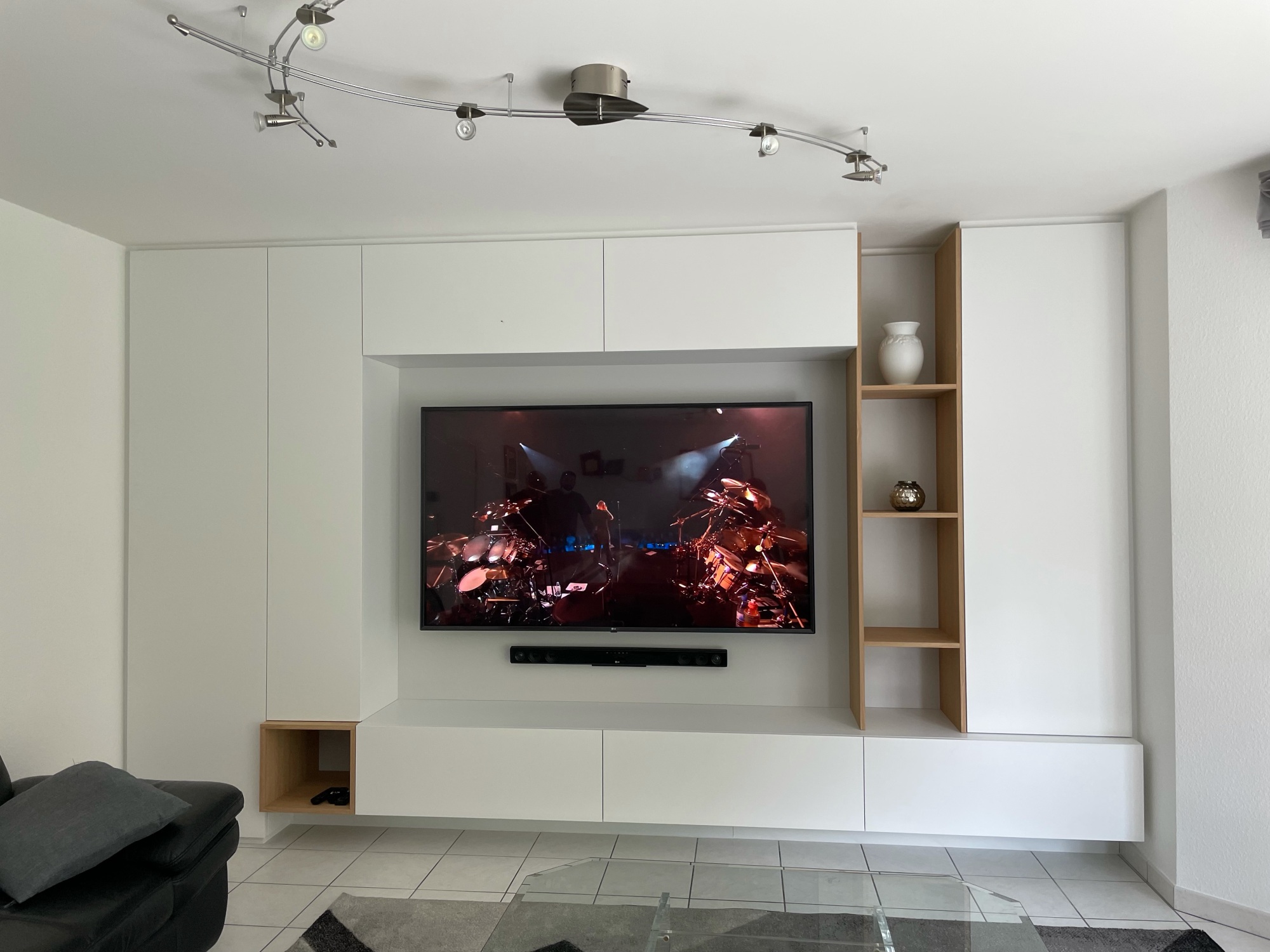 Création sur mesure meuble TV