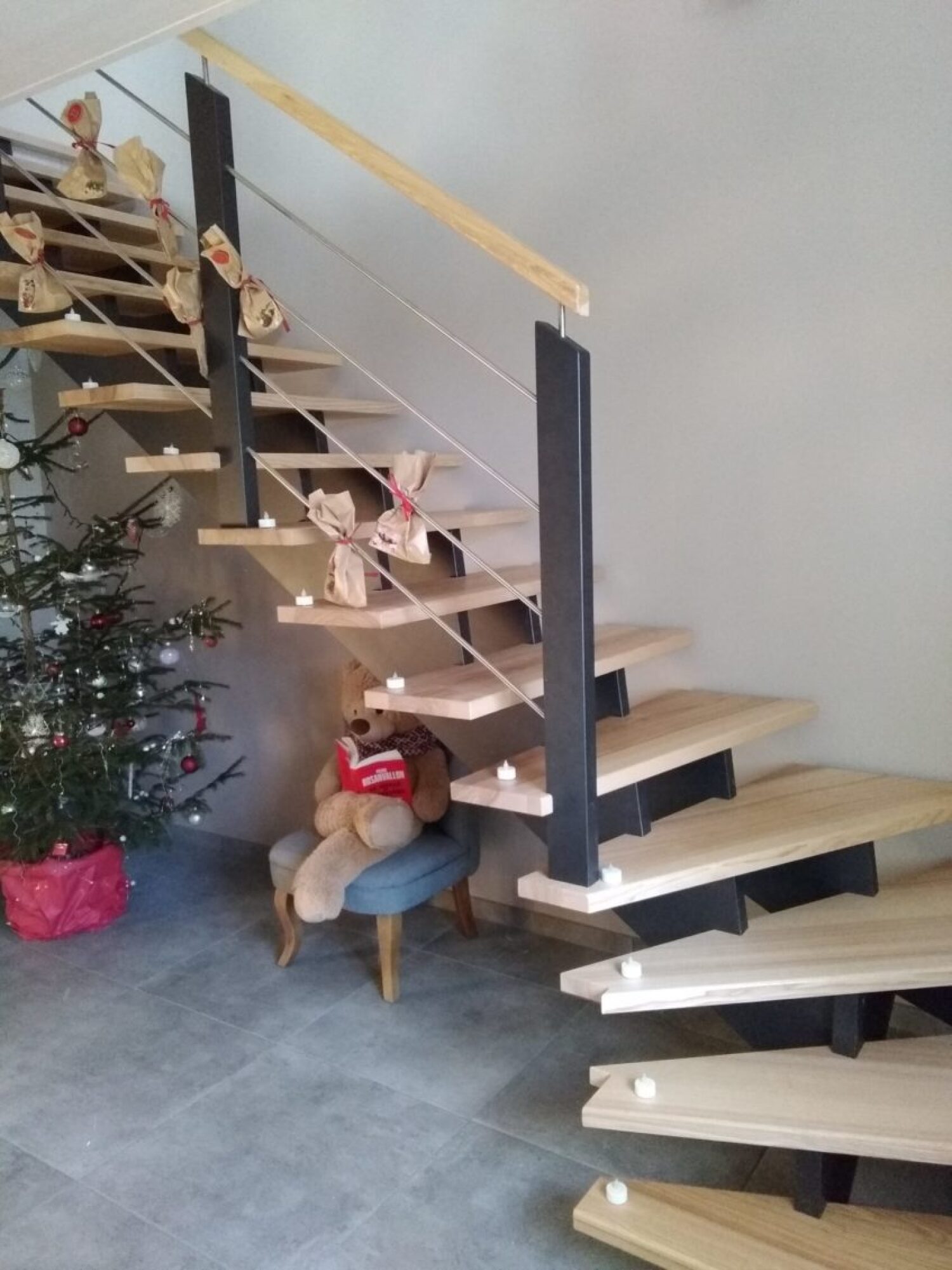 Escalier en bois