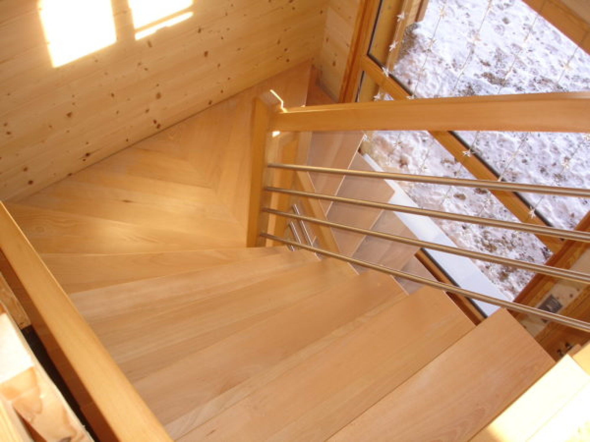 Escalier en bois