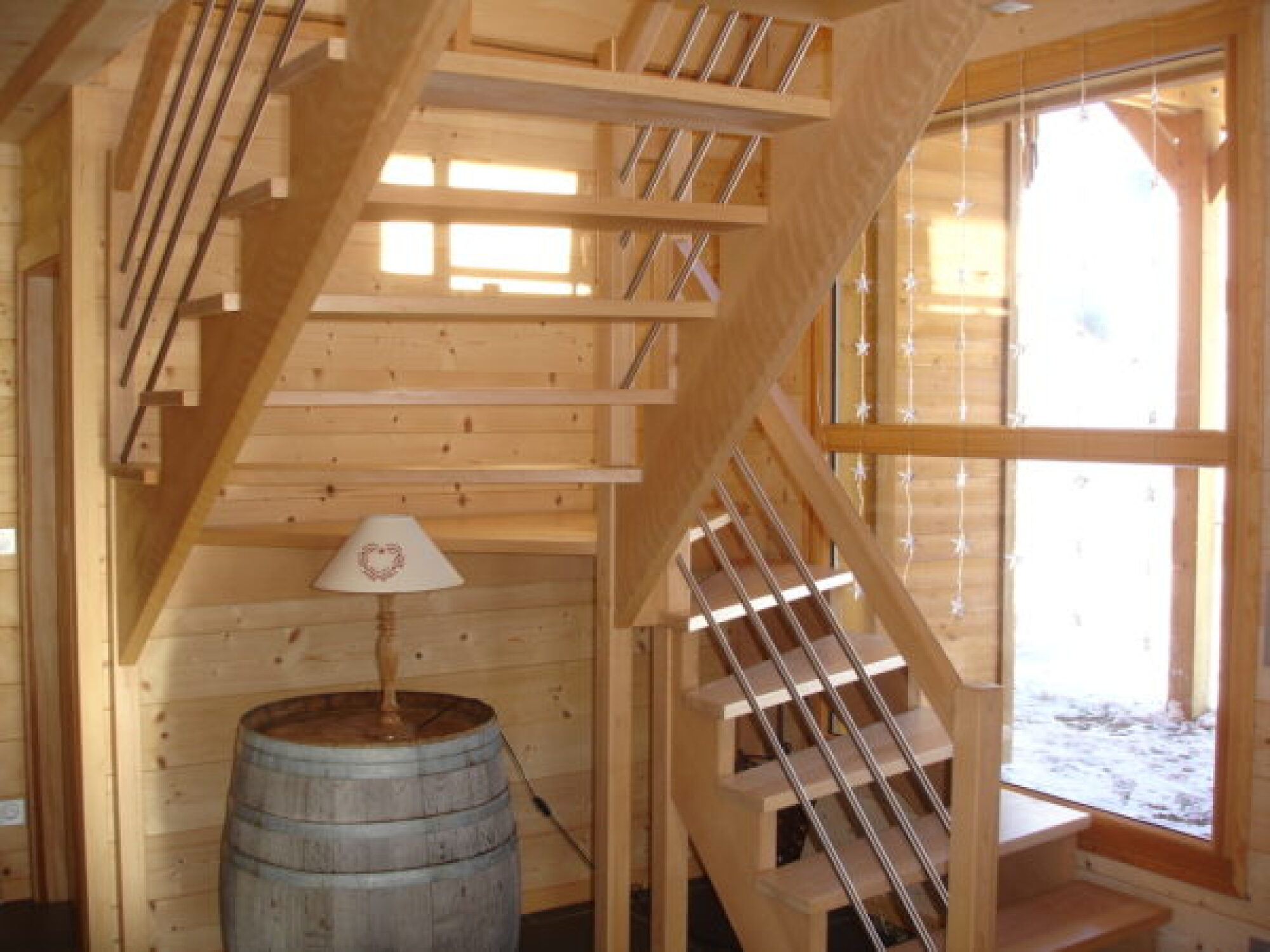 Escalier en bois