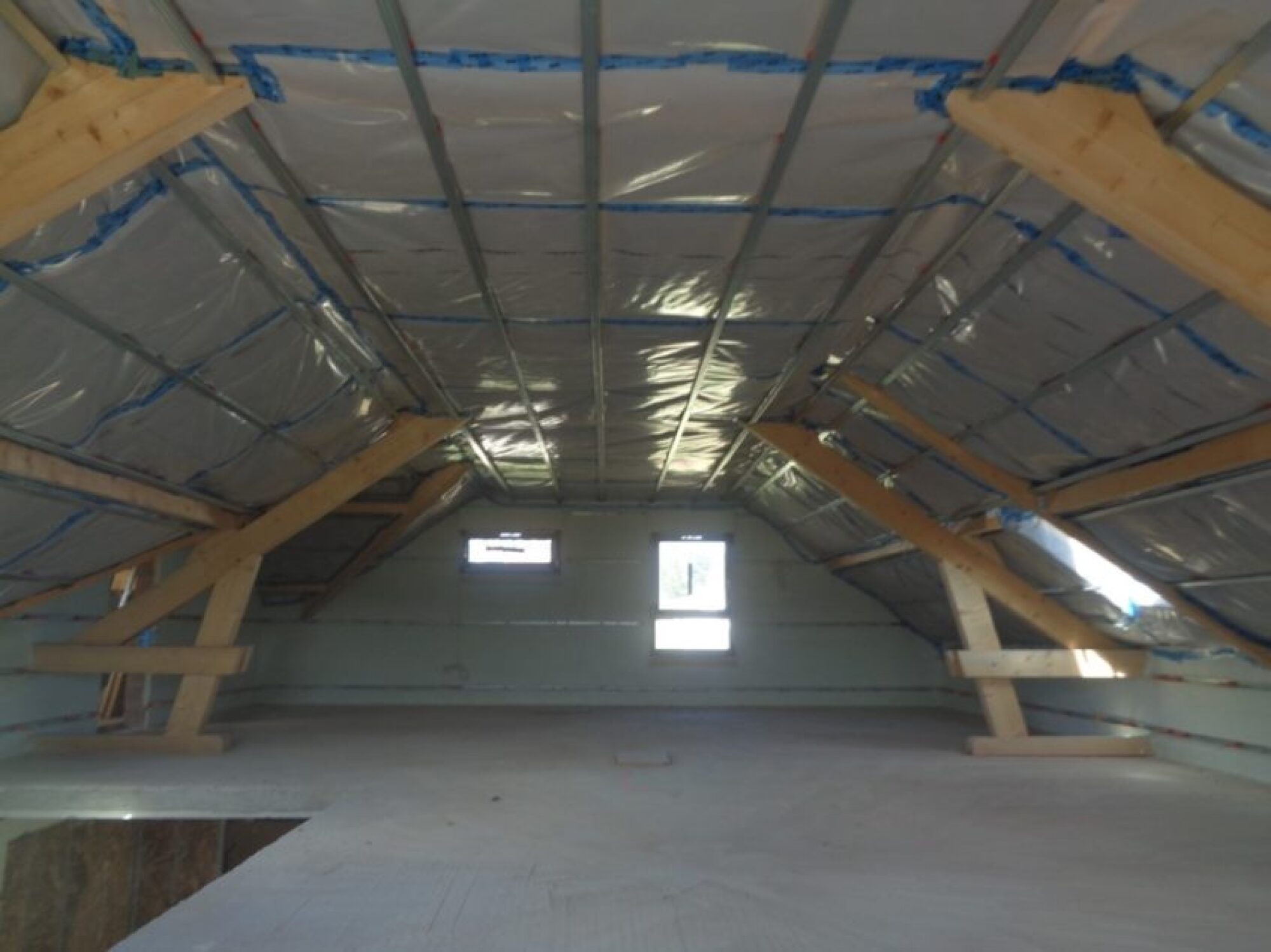 Etanchéité à l'air charpente et ossature bois