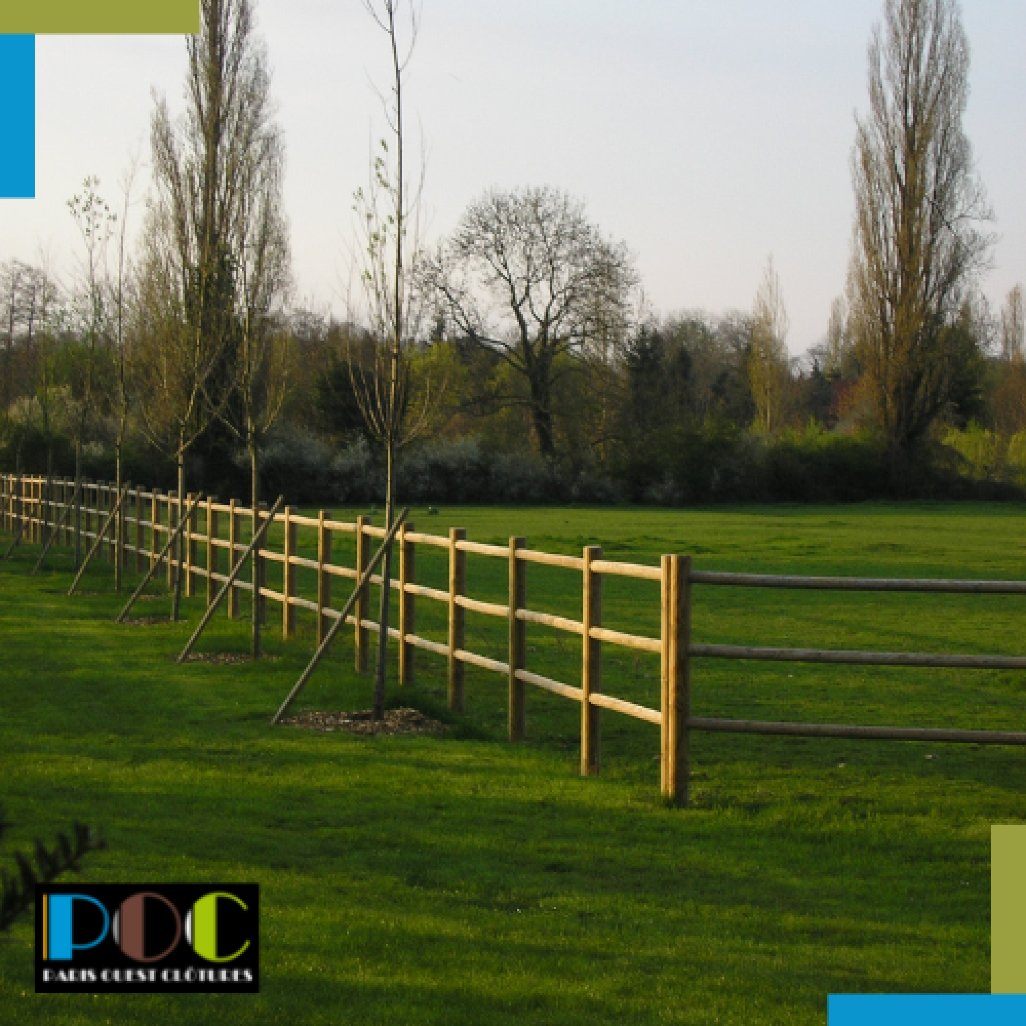 Fourniture et pose de clôtures bois