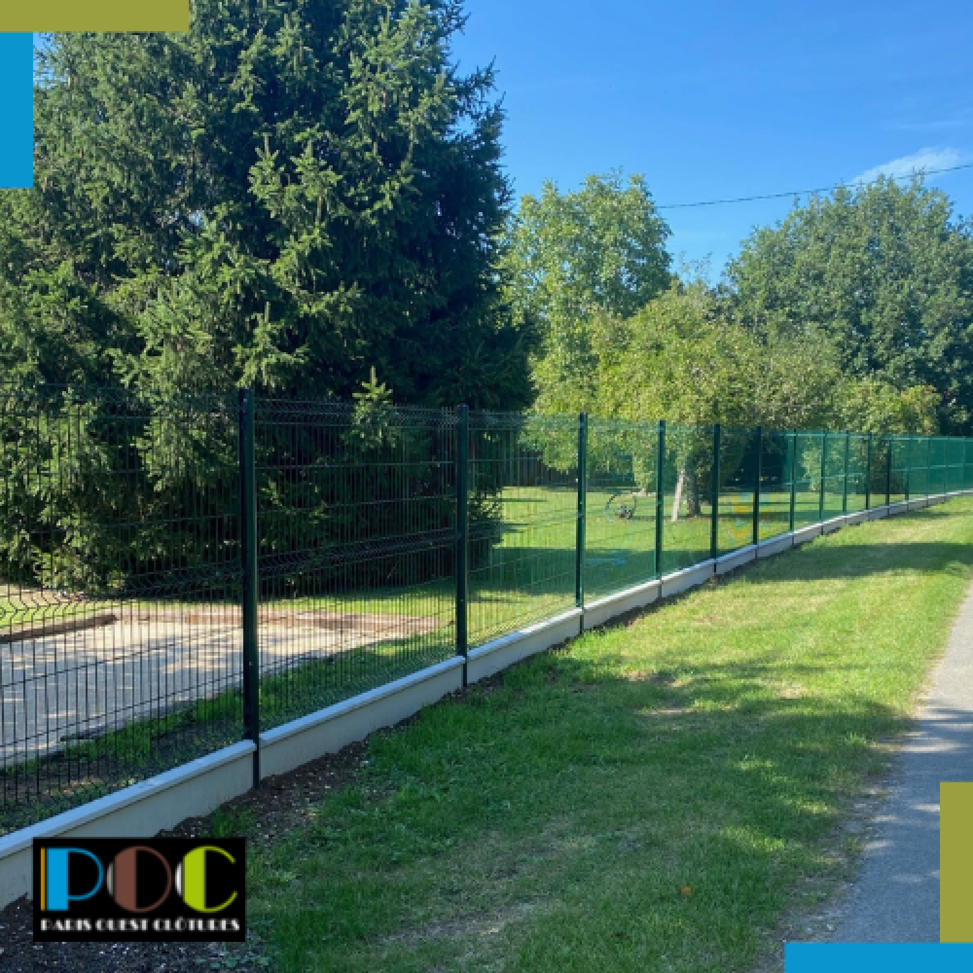 Fourniture et pose de clôtures treillis soudé acier