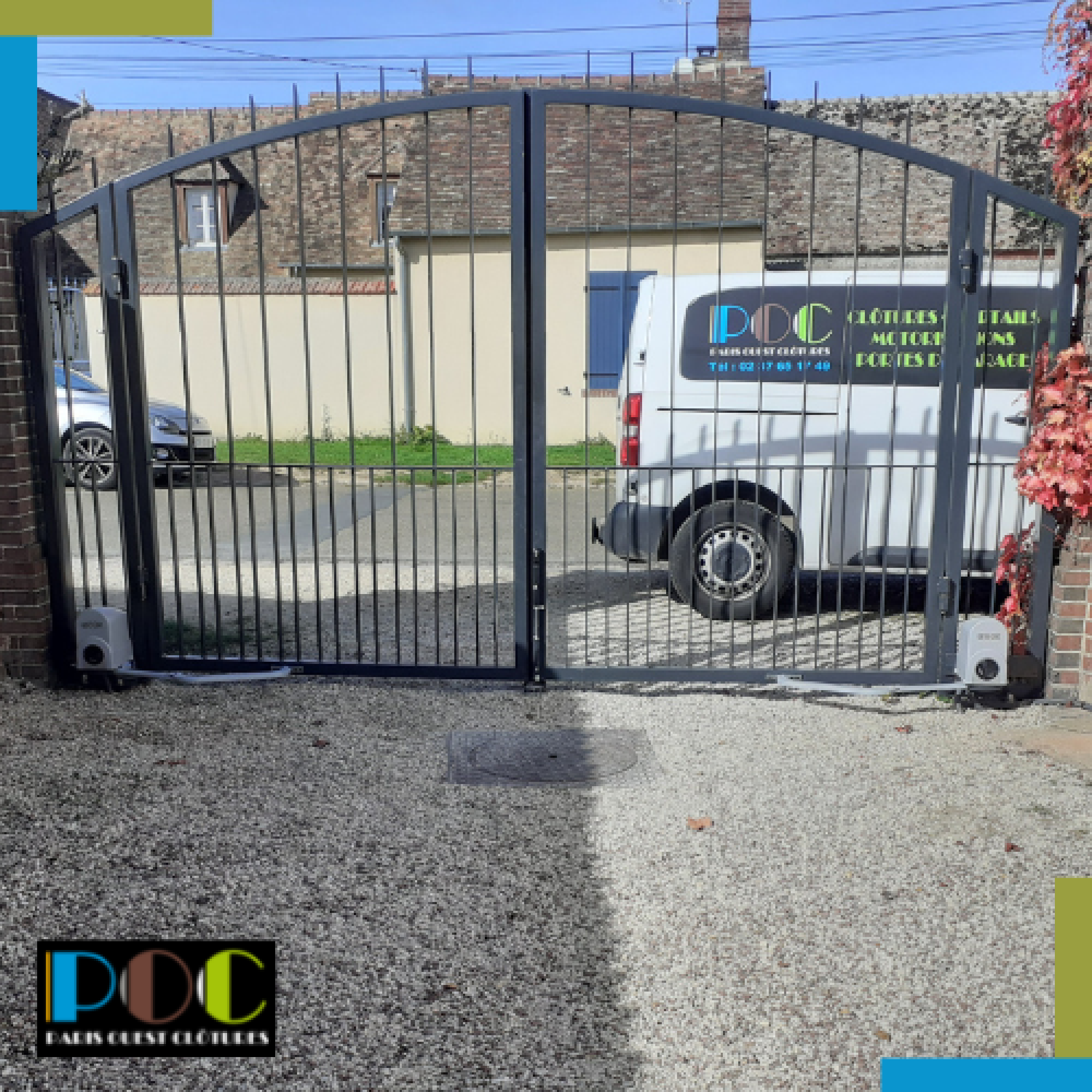 Fourniture et pose de motorisation sur portail existant