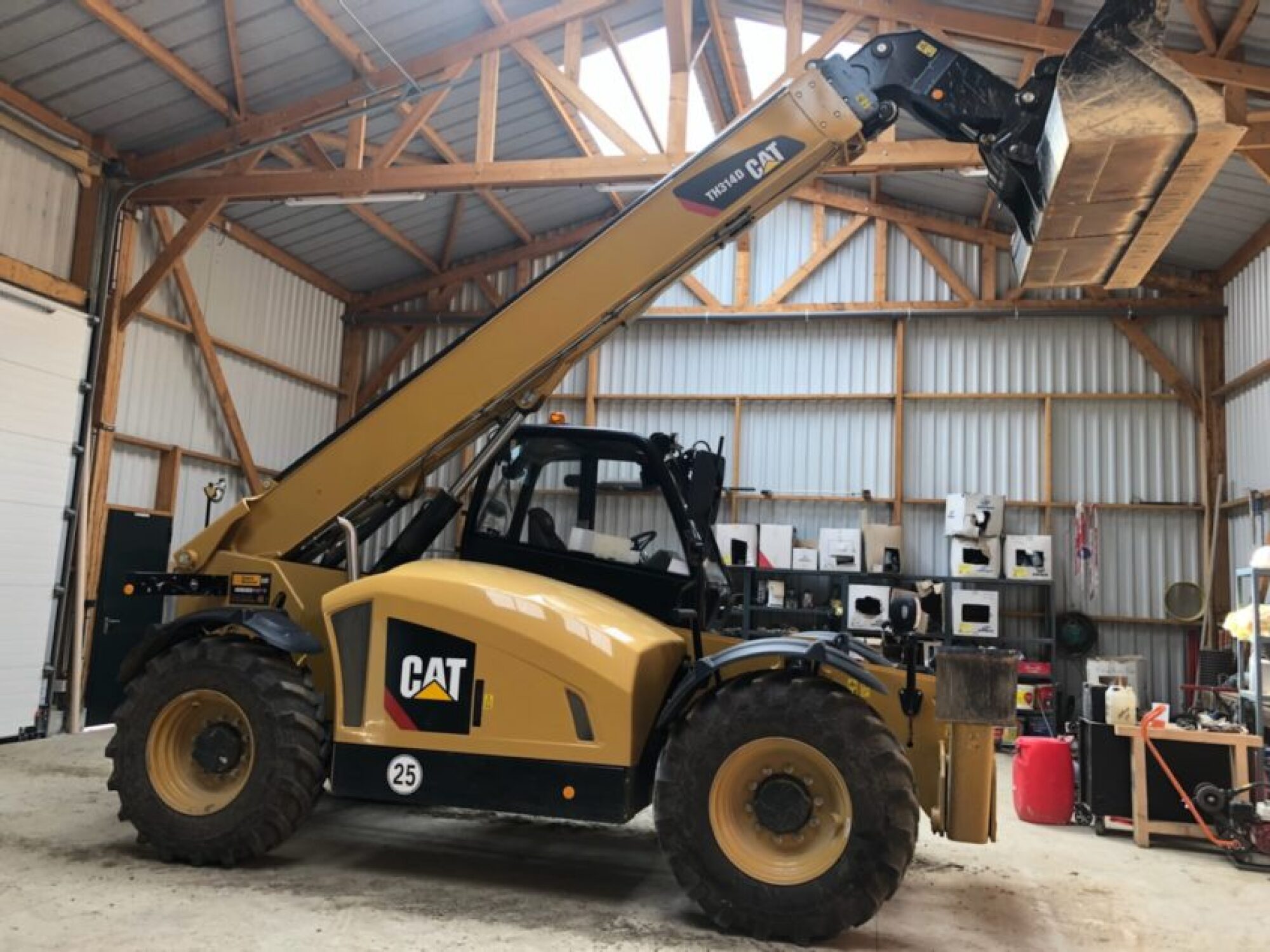 Location de télescopique avec chauffeur départ Liffré retour Liffré