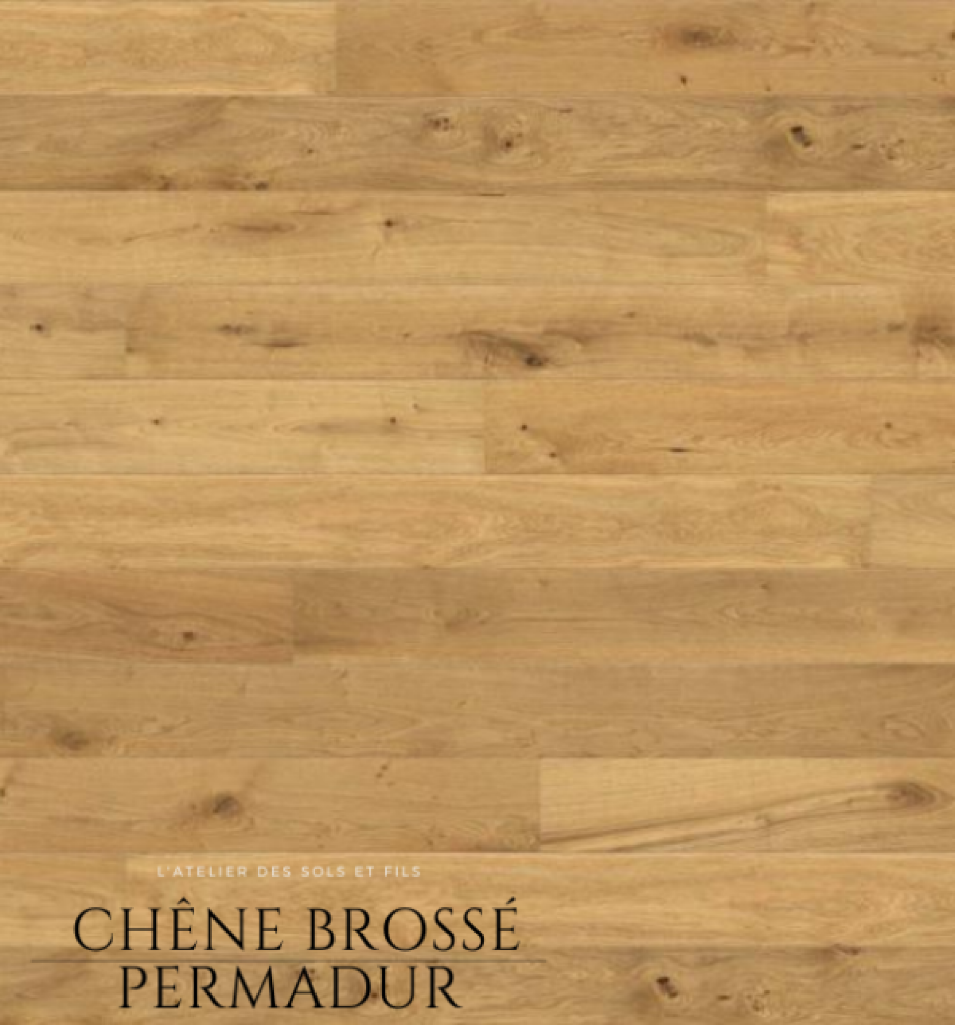 Parquet lame large à l'ancienne – HARO – SÉRIE 2500