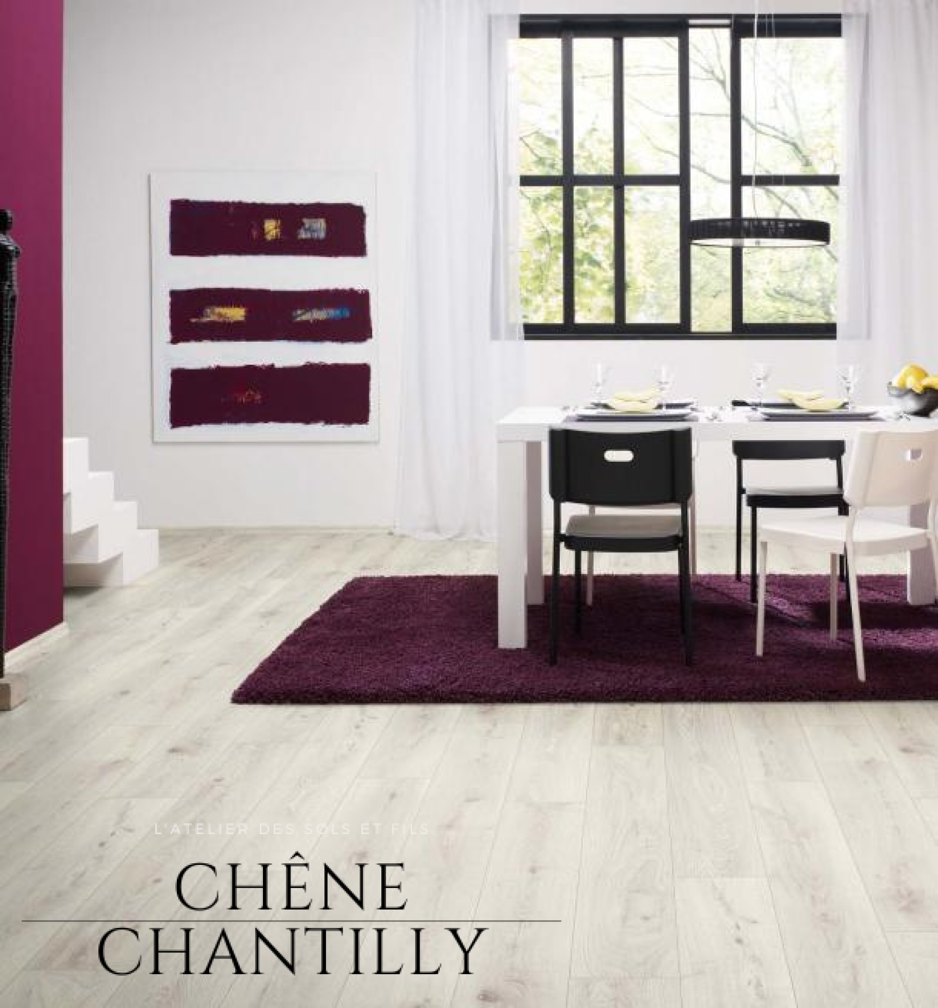 Parquet stratifié 10MM 4 CHANFREINS