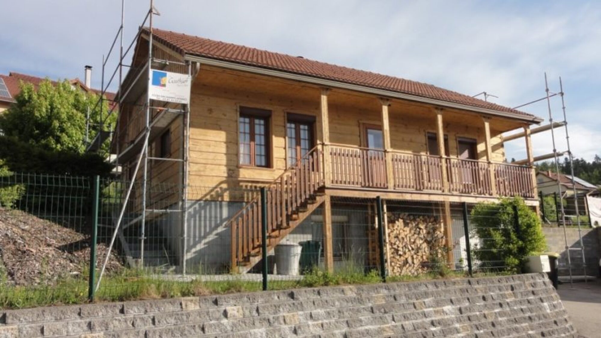 Peinture extérieur des bradages en façade