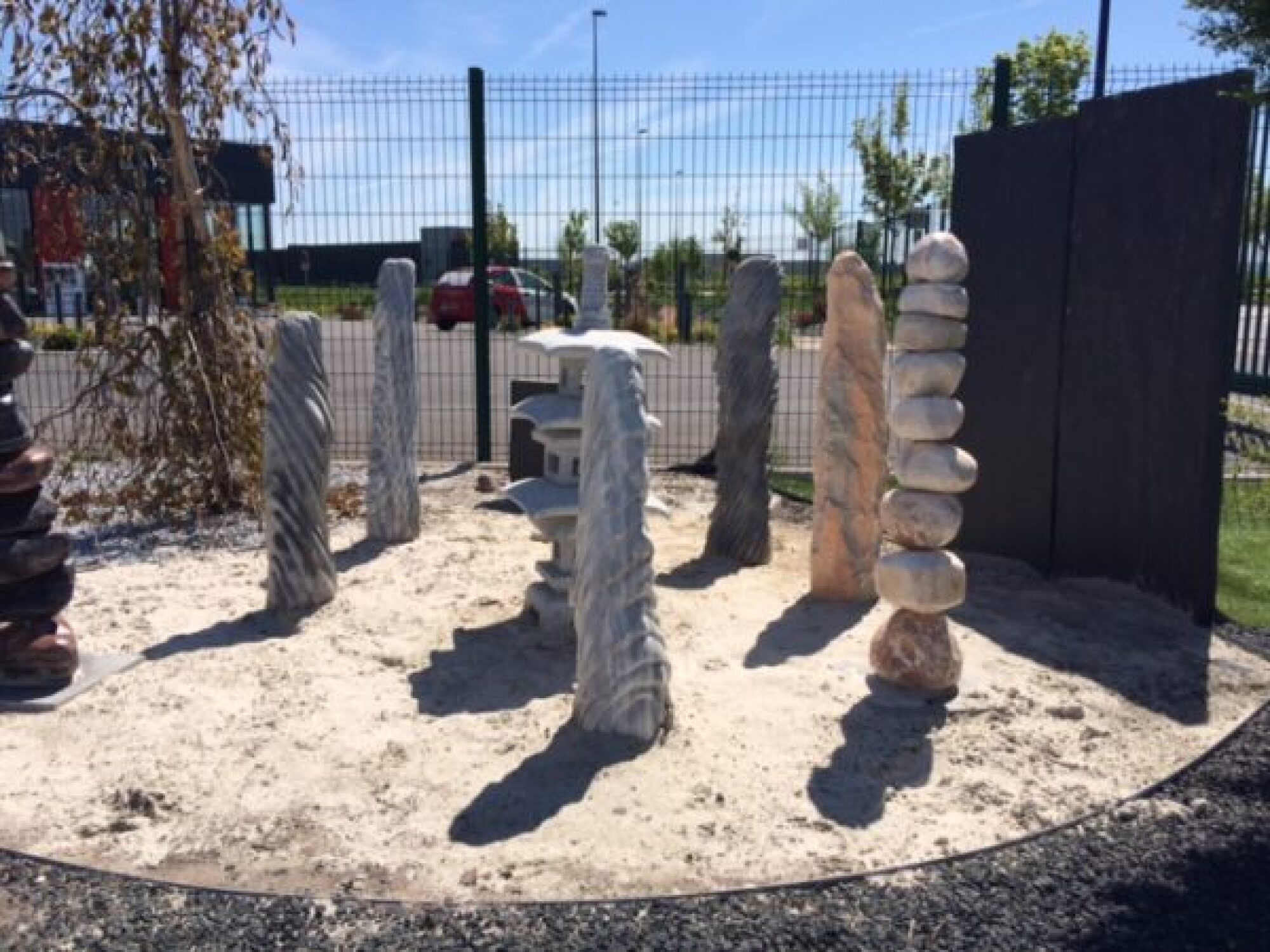 Pierre naturelle monolithe décoration