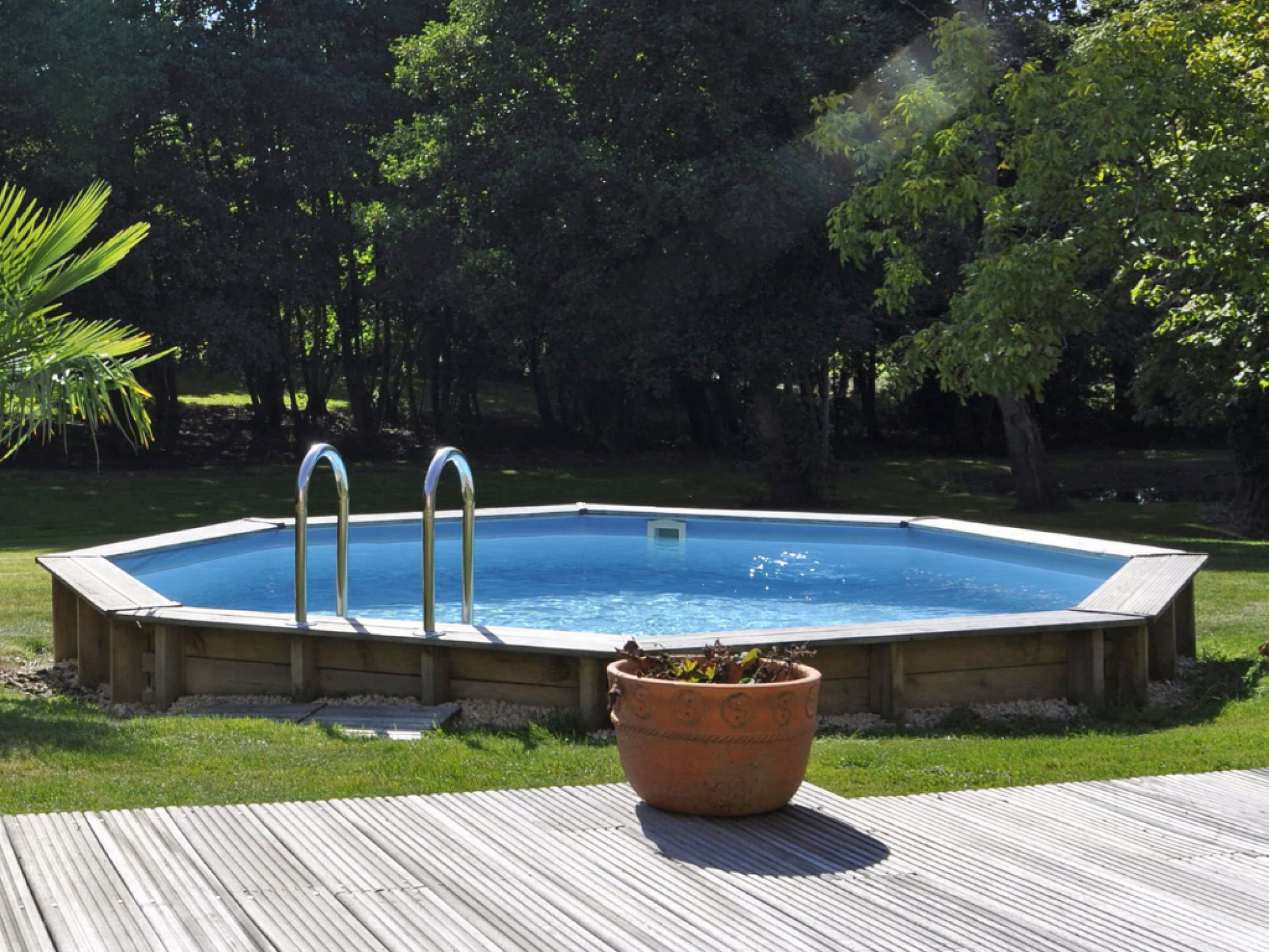 Piscine en bois Ø 5.85 X 1.36 M