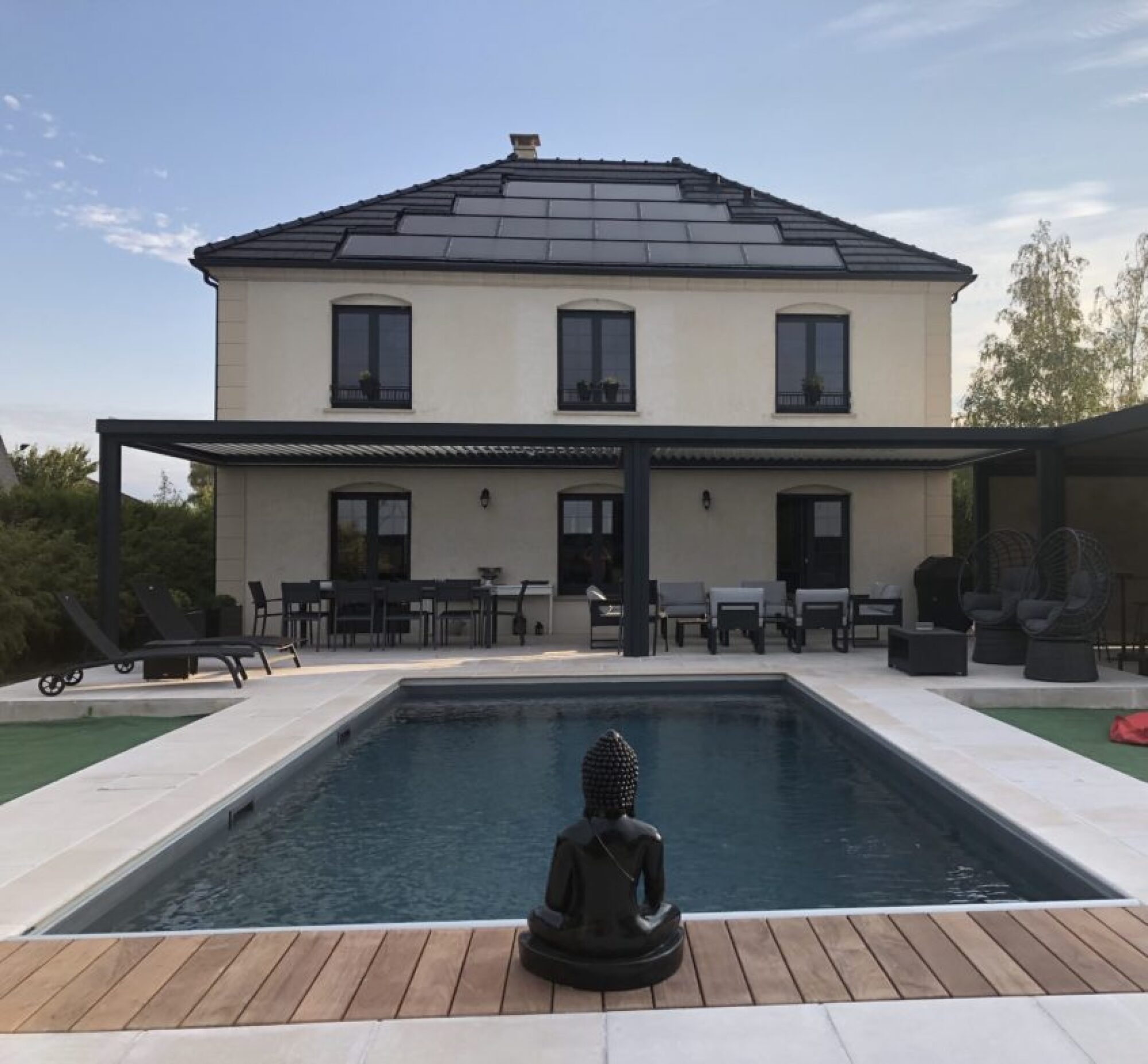 Construction de piscine en béton