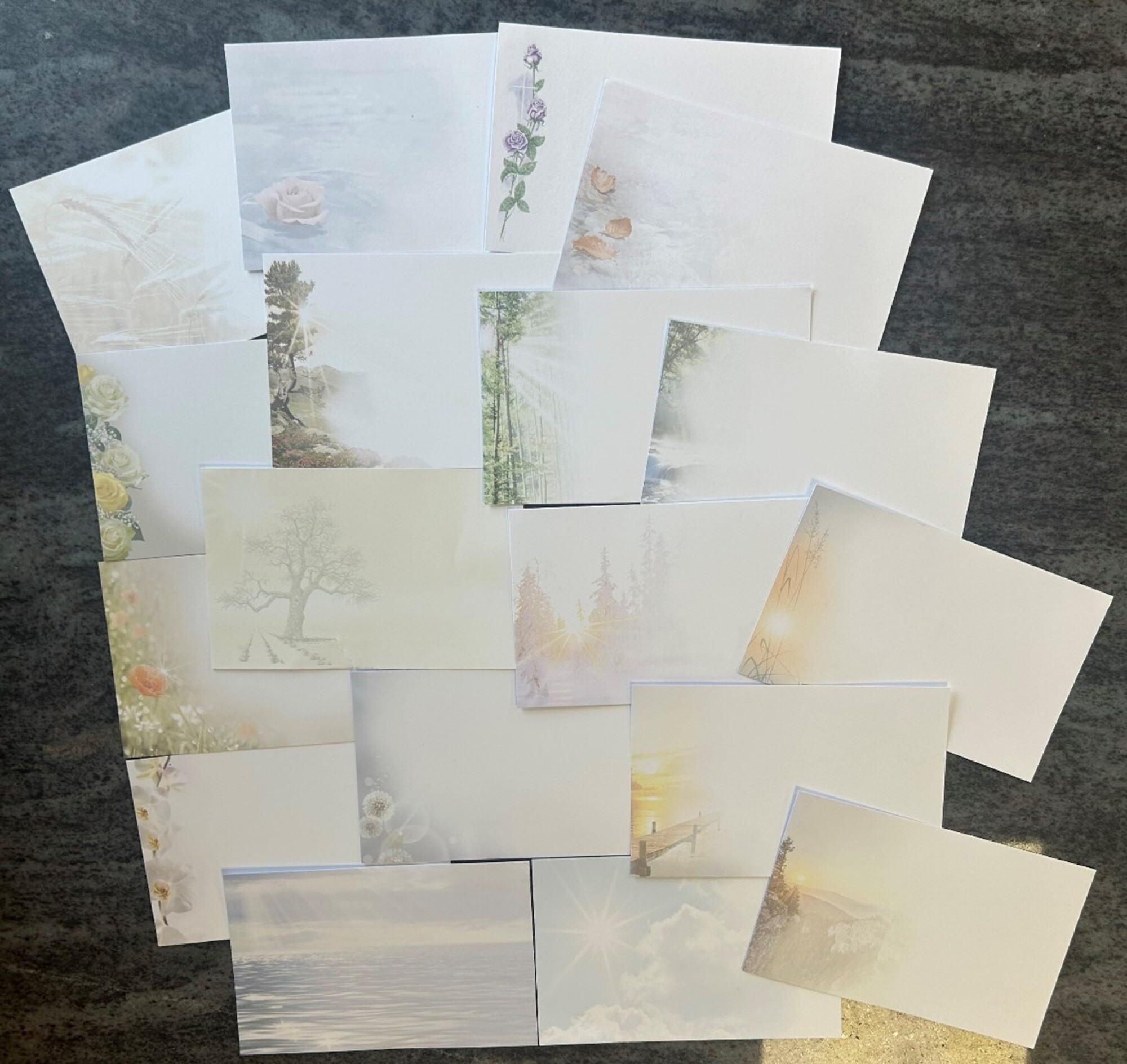 Cartons de remerciement après décès