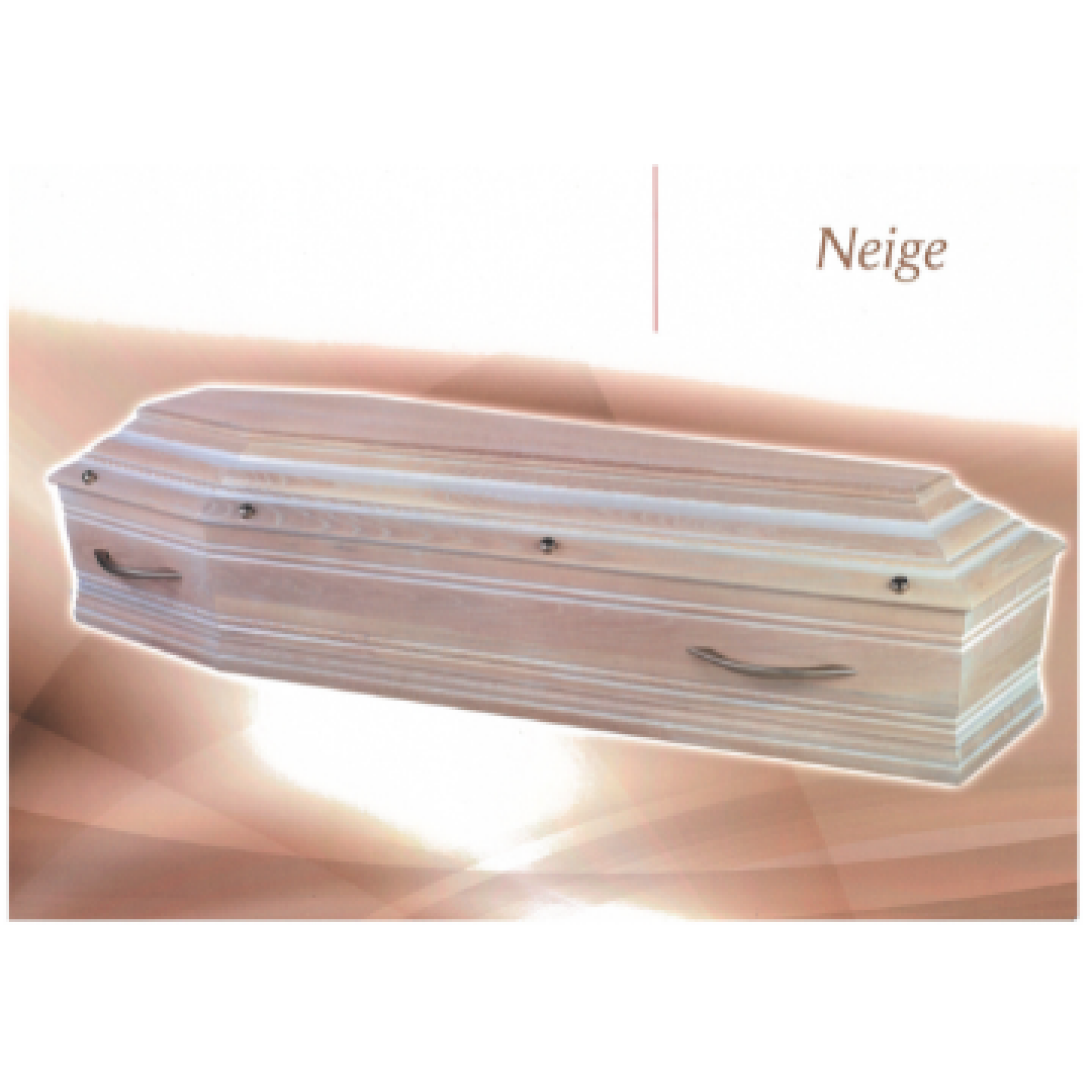 Cercueil Inhumation  « NEIGE »