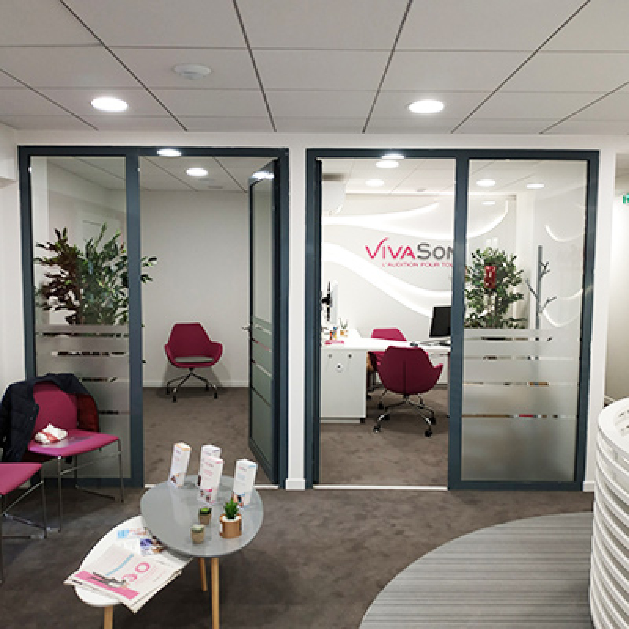 Châssis vitrés en aluminium