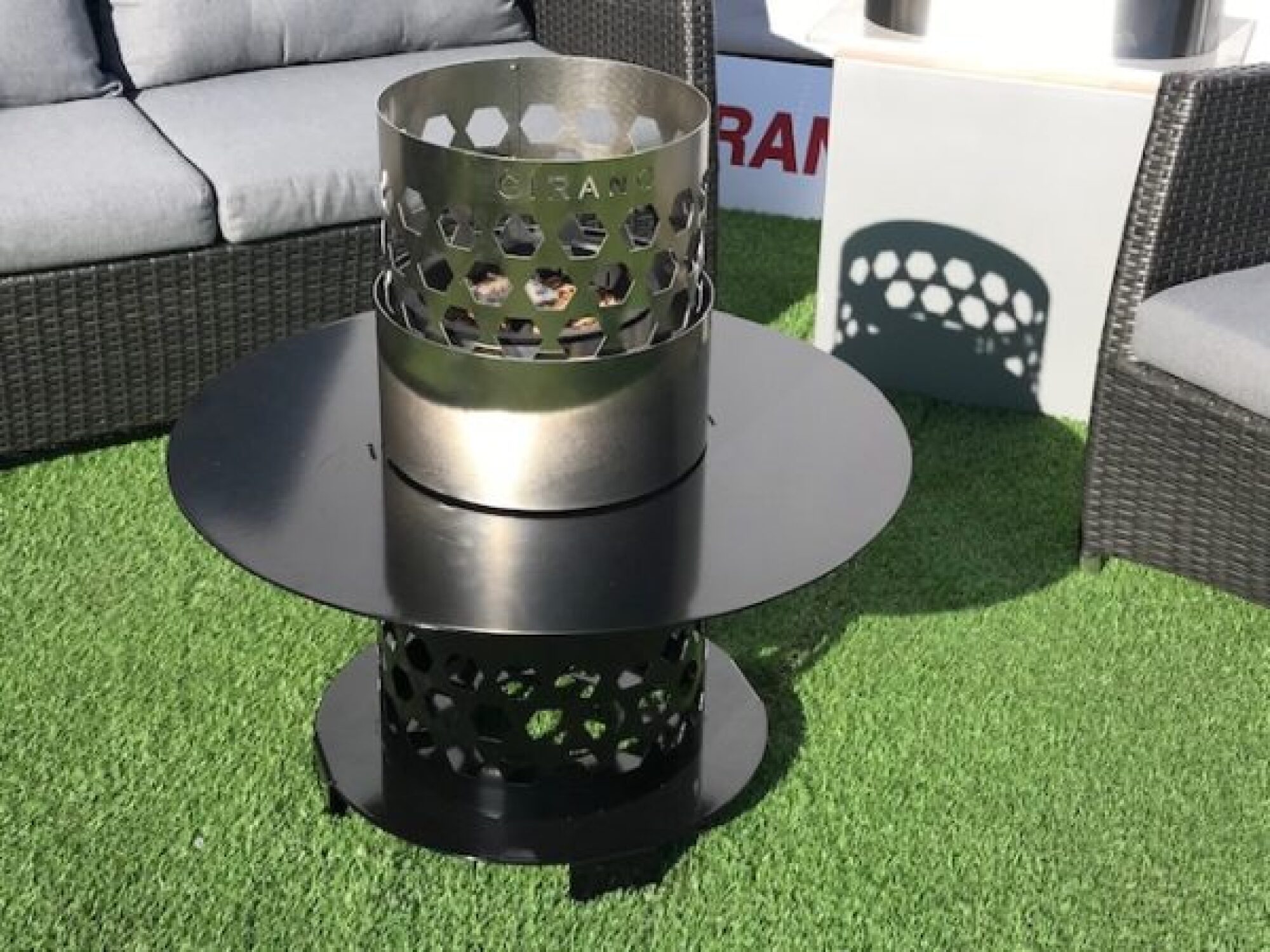 Braséro à pellets salon de jardin CIRANO
