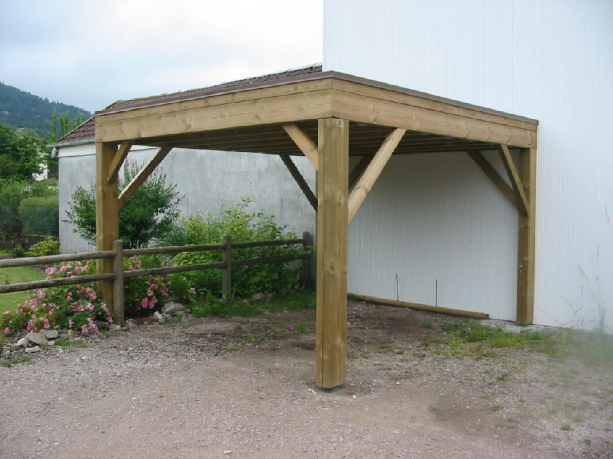 Création de car-port en bois
