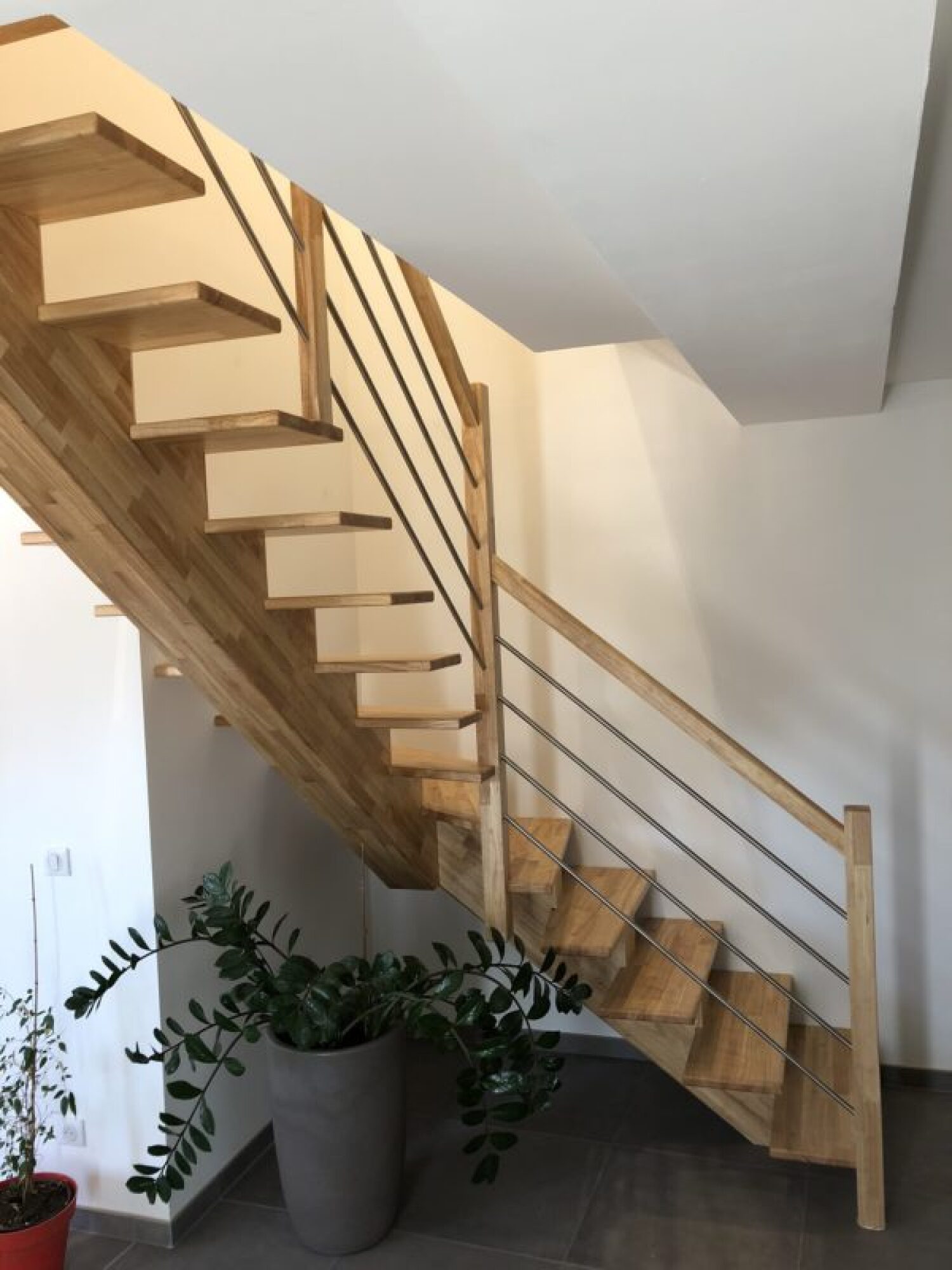 Création d'escalier intérieur sur mesure avec garde corps