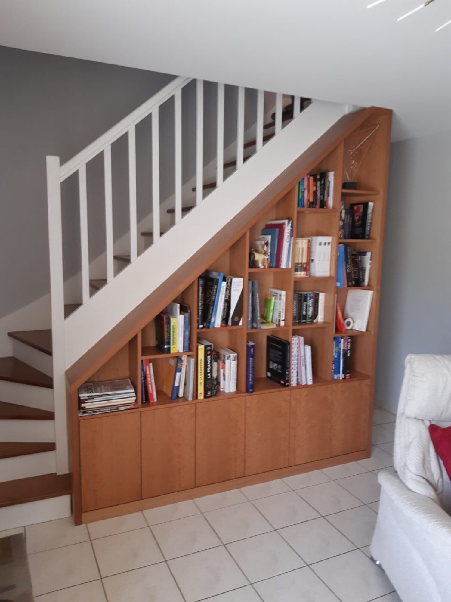 Création, fabrication et installation - Agencement sous escaliers