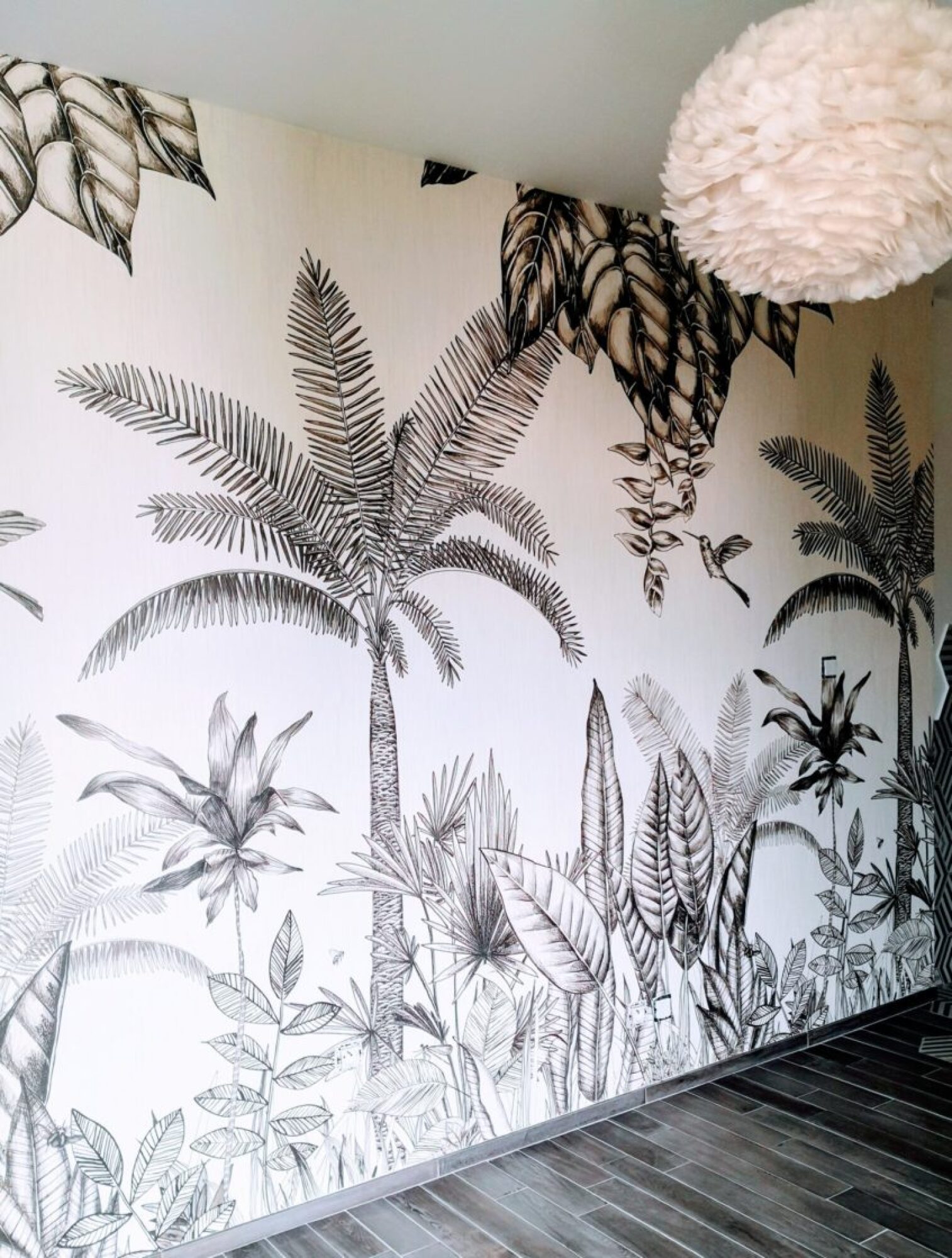 Décoration murale, pose d’un décor panoramique