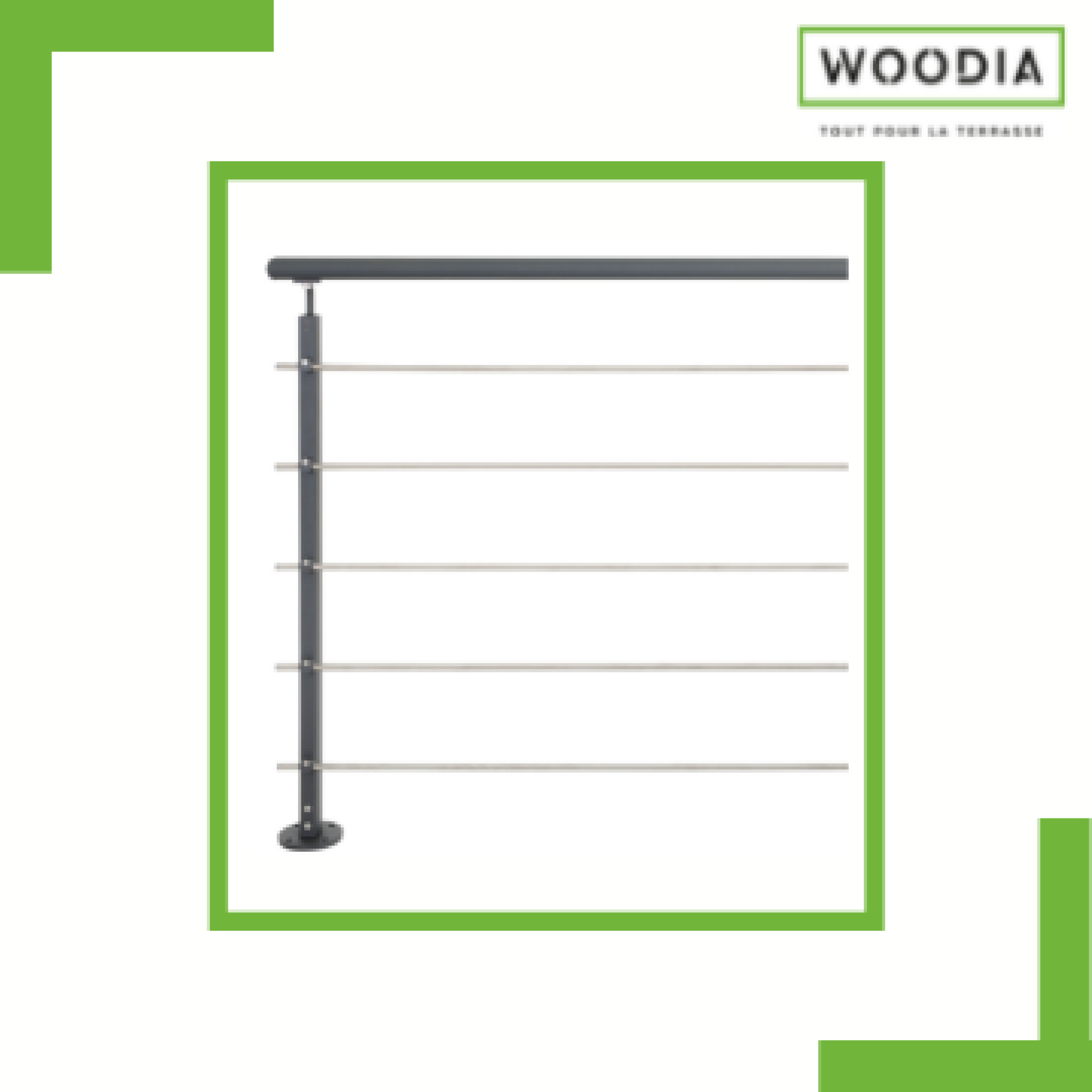 Garde-corps en aluminium BAJA