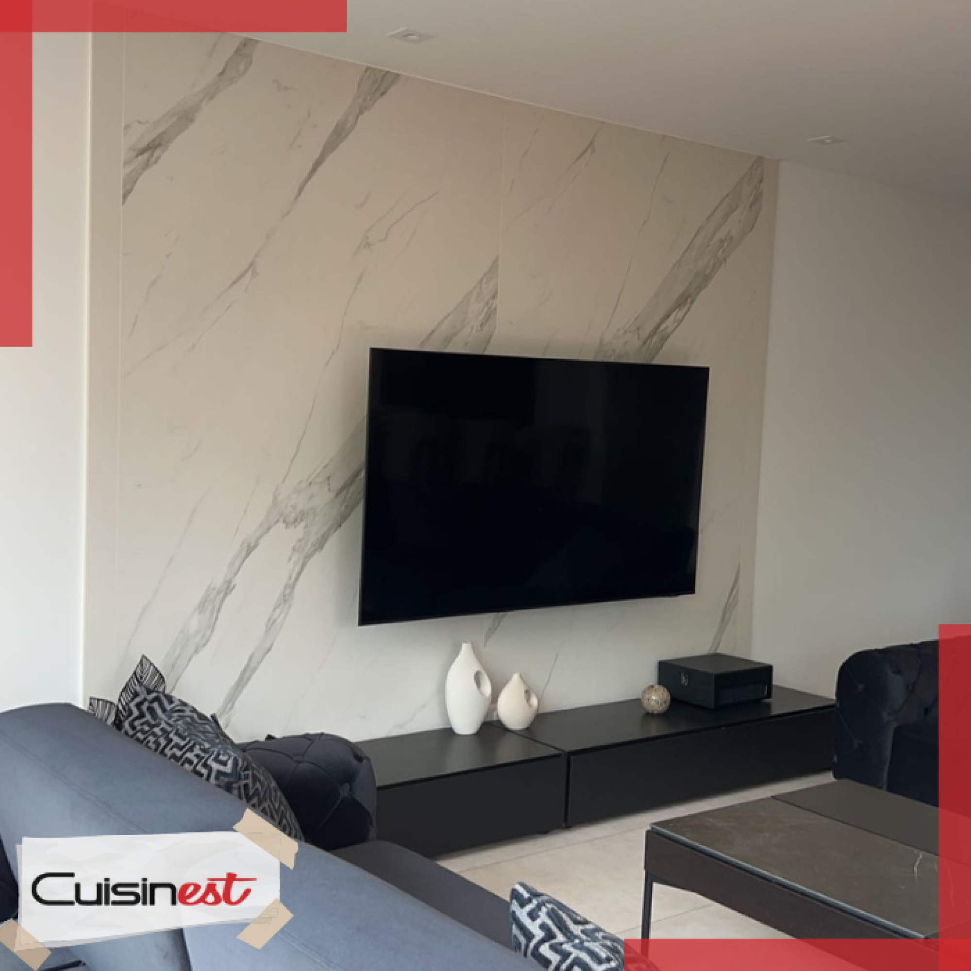 Création meuble TV sur-mesure