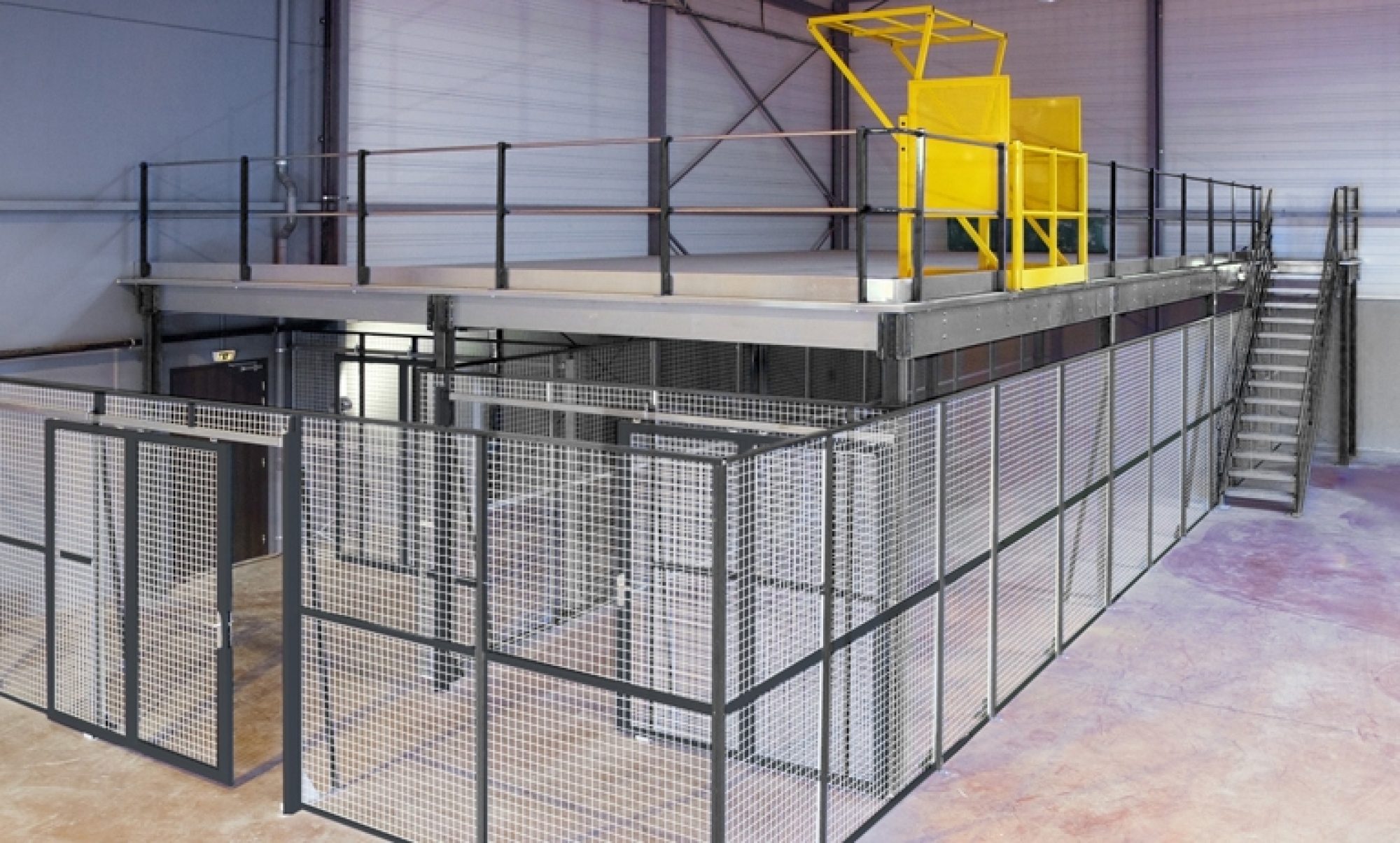 Mezzanine industrielle