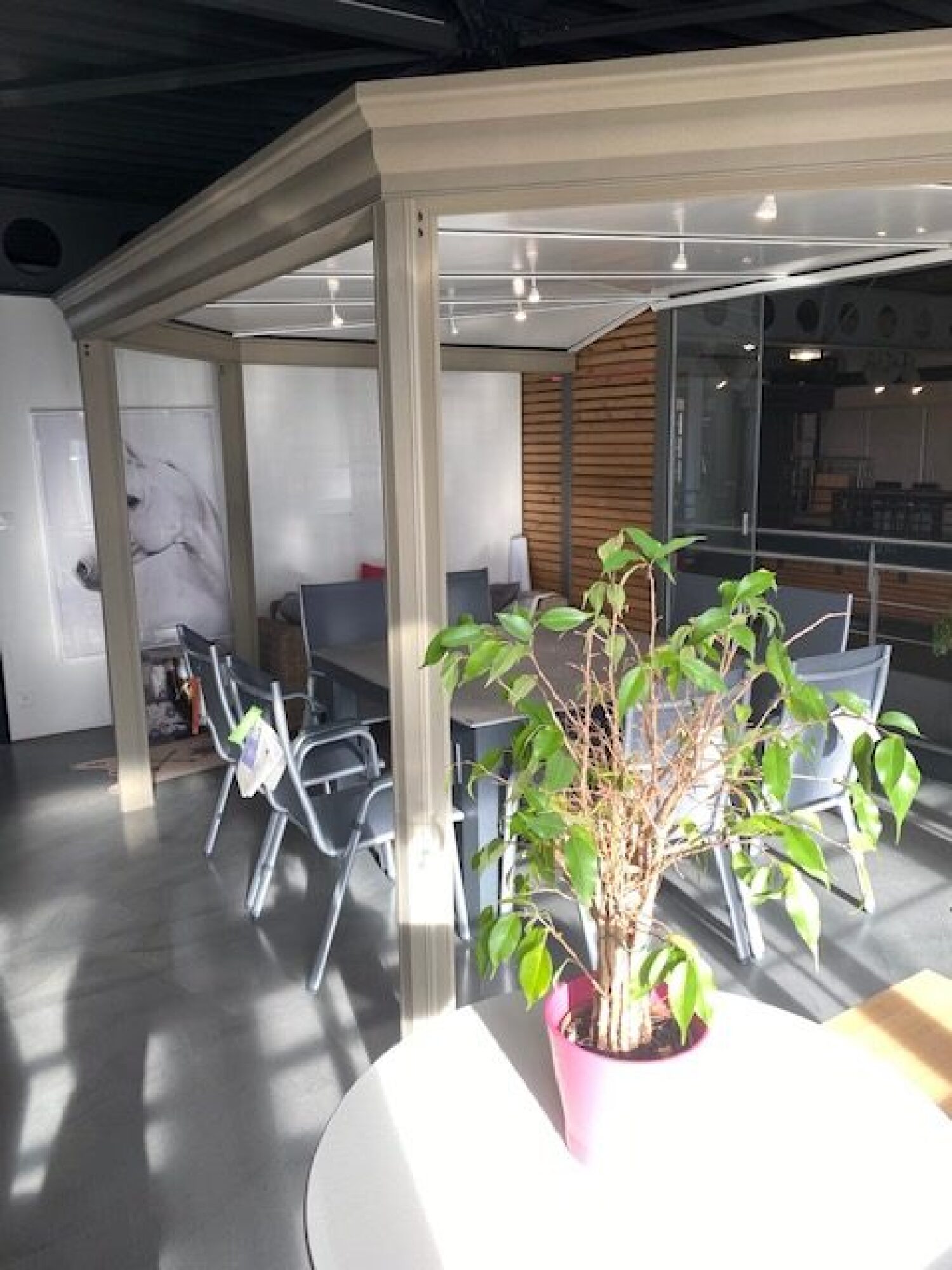 Pergolas à pans coupés