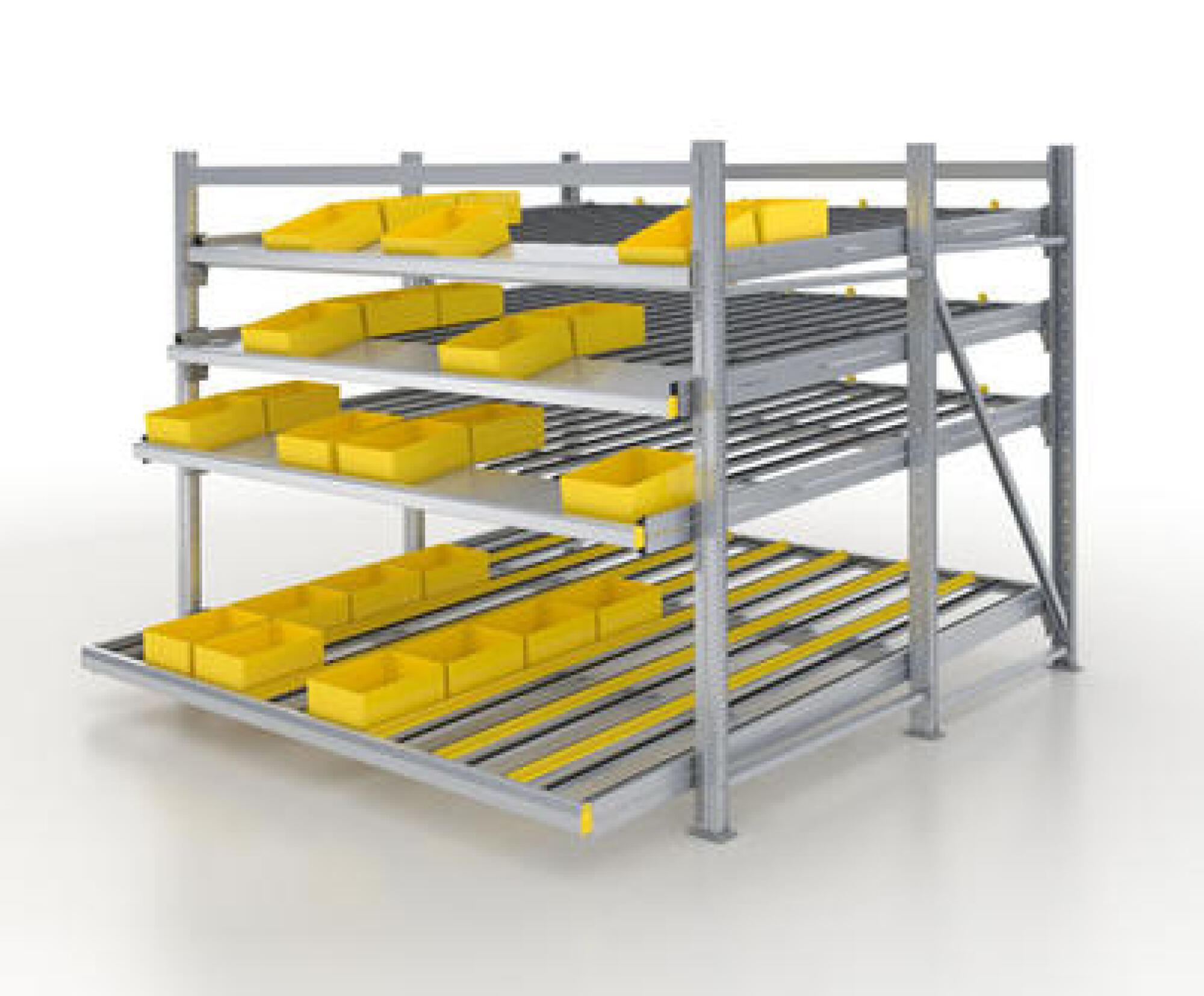 Rayonnage dynamique colis