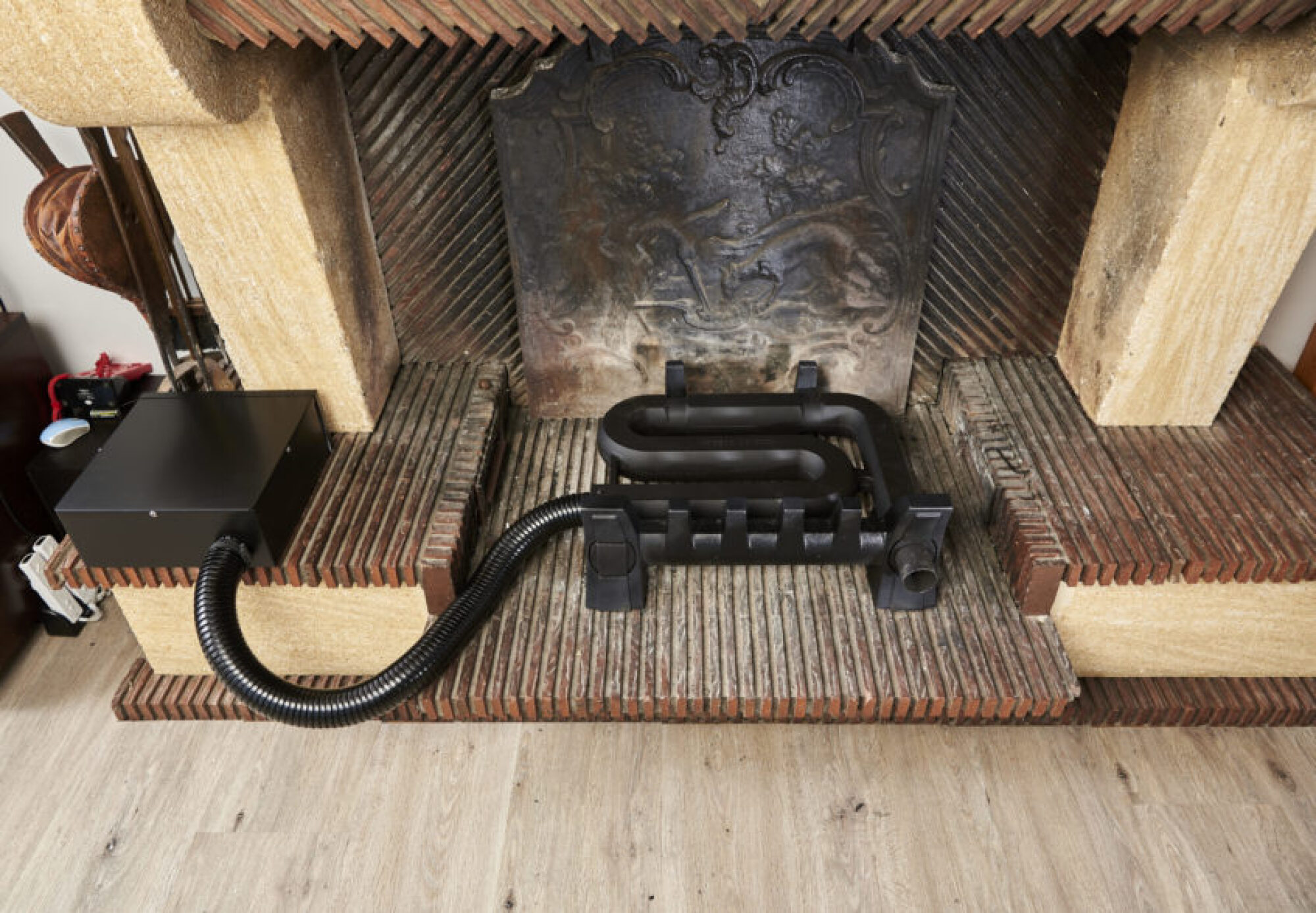 EQUATAIR TURBO Récupérateur de chaleur Classic avec Support Pare-Bûches