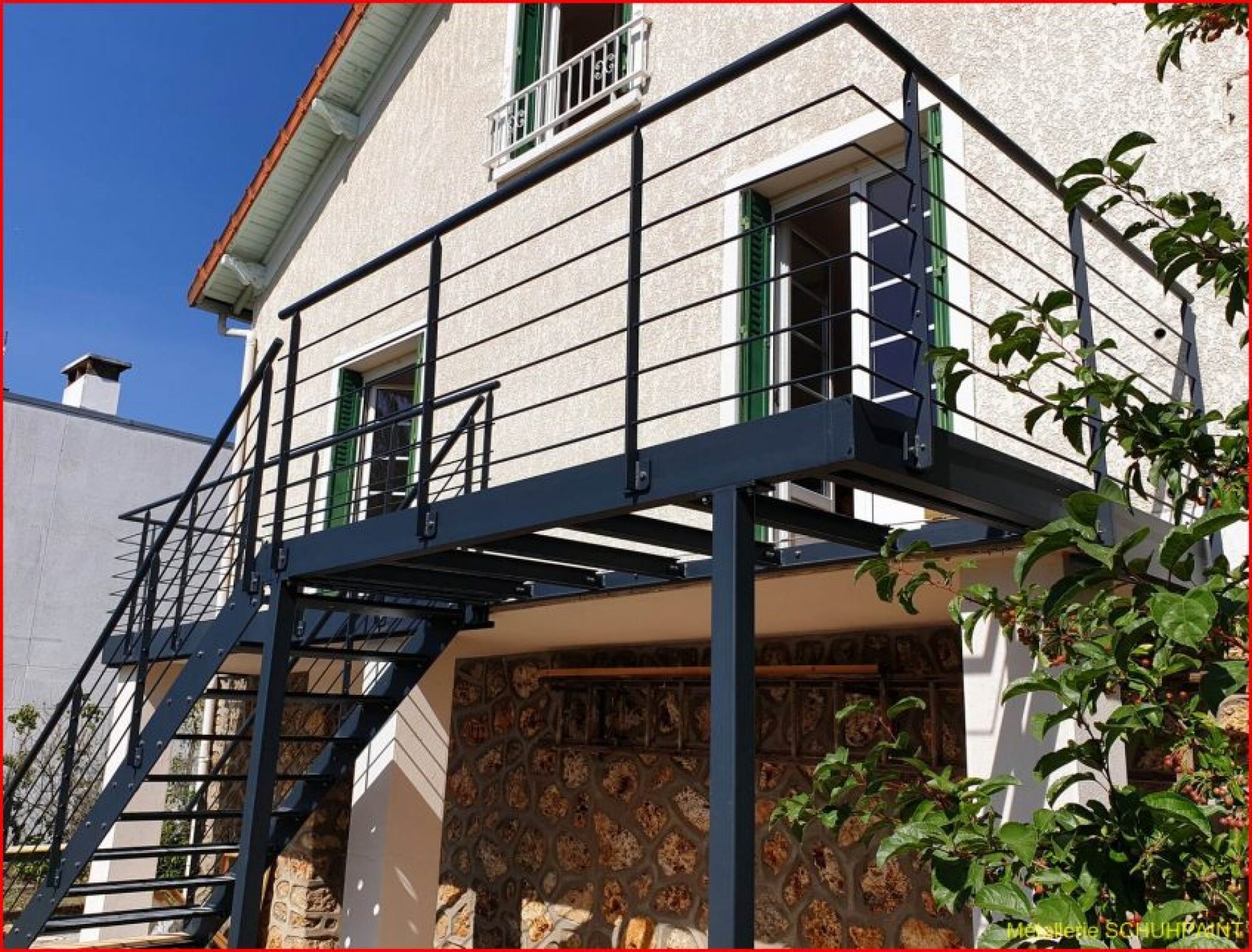 Terrasse sur pilotis standard sans sol : Option