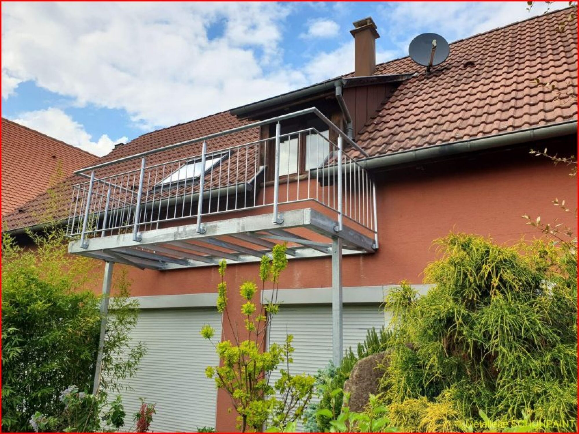 Terrasse sur pilotis standard sans sol : Option