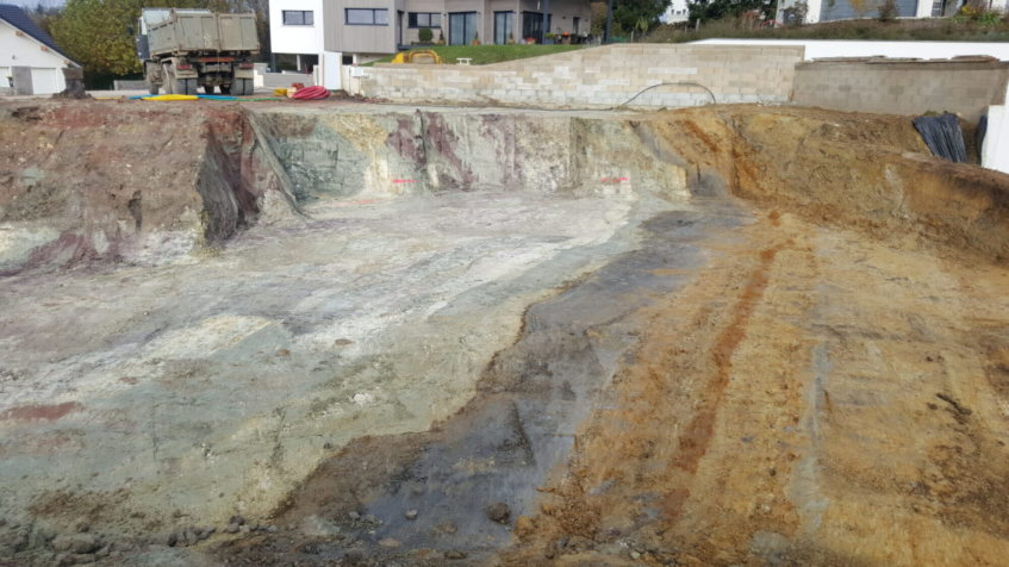 Terrassement pour une maison
