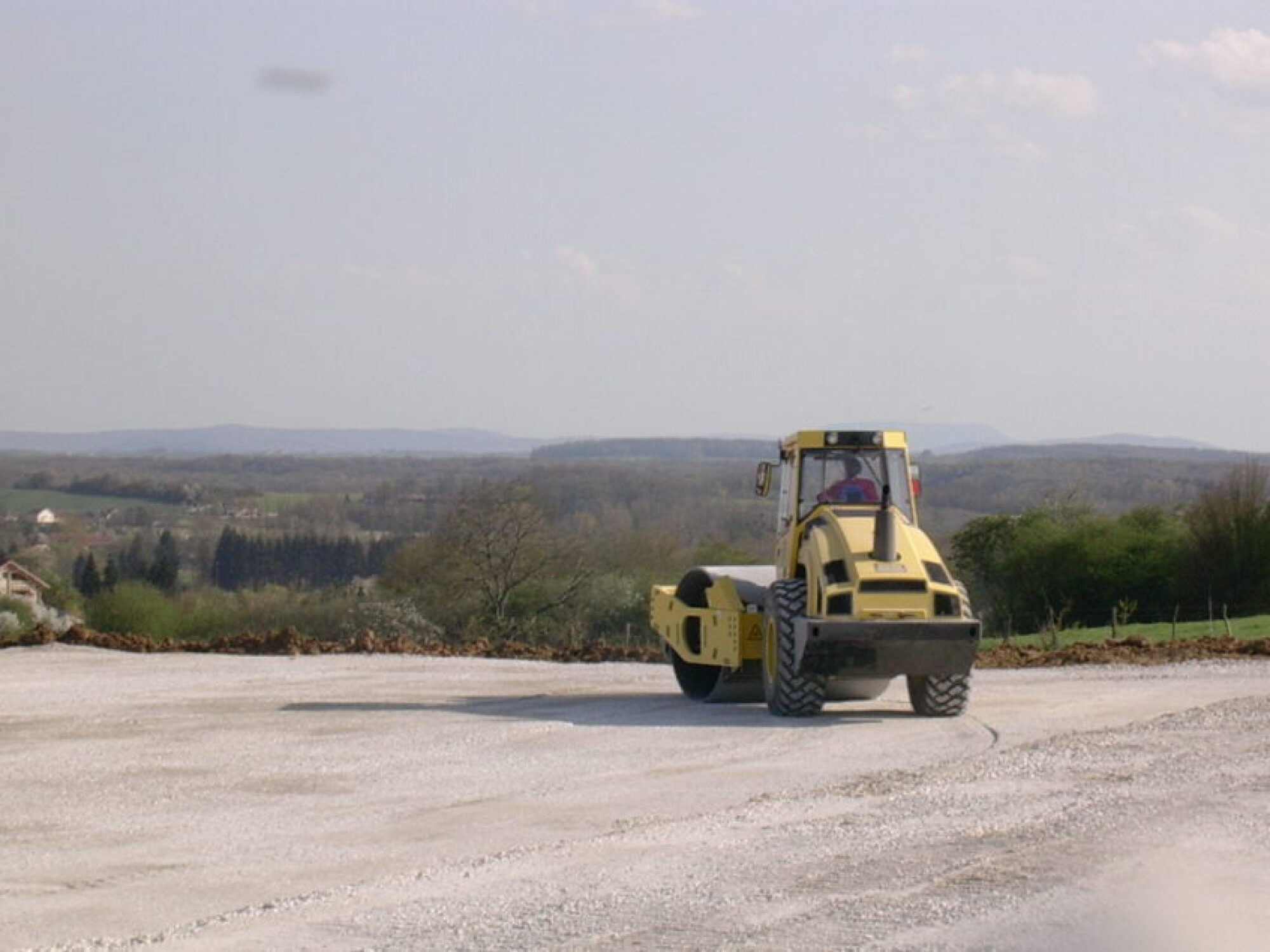 Terrassement pour une plate forme