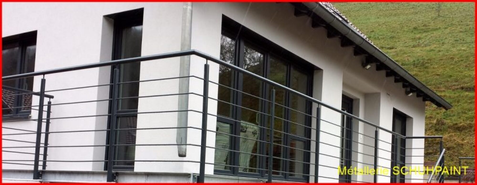 Thermolaquage du garde corps : Option