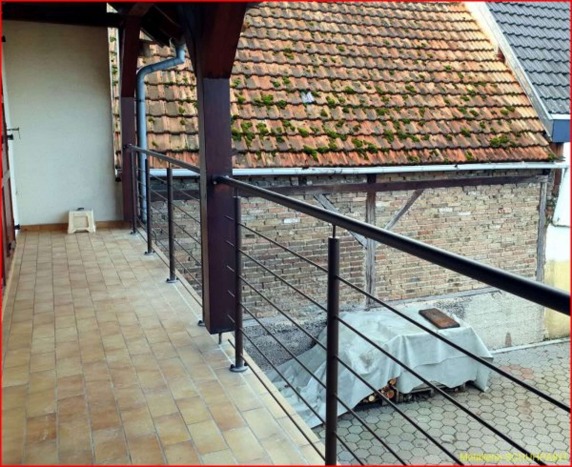 Thermolaquage du garde corps : Option