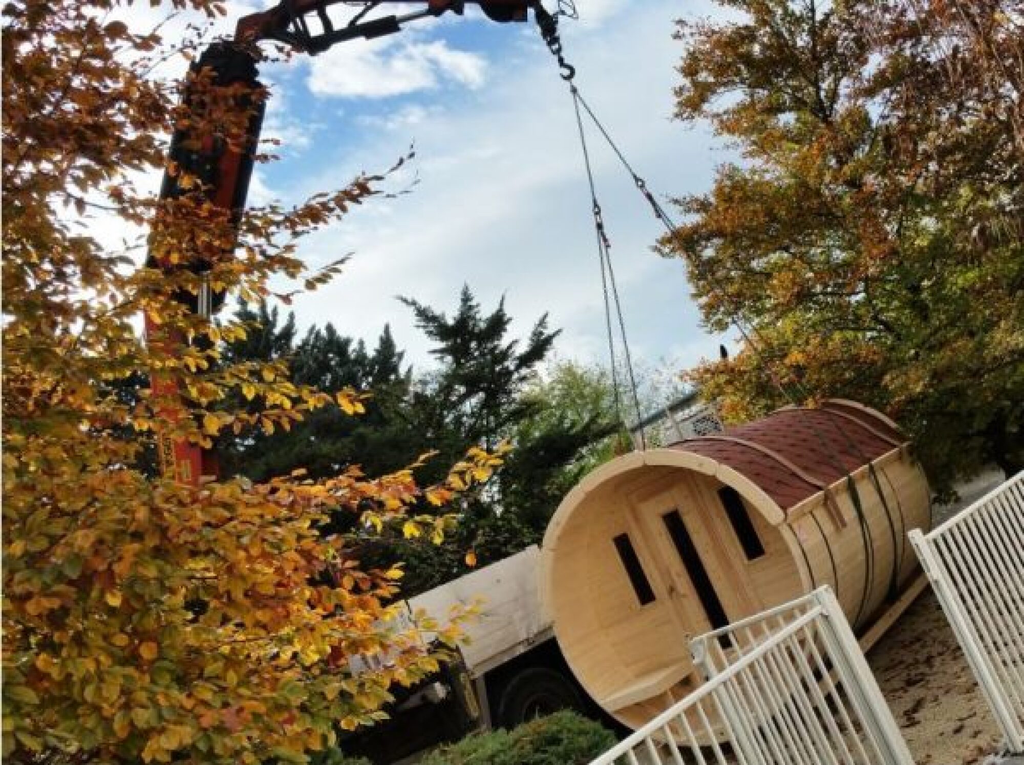 Barrique de sauna  4M diamètre 220