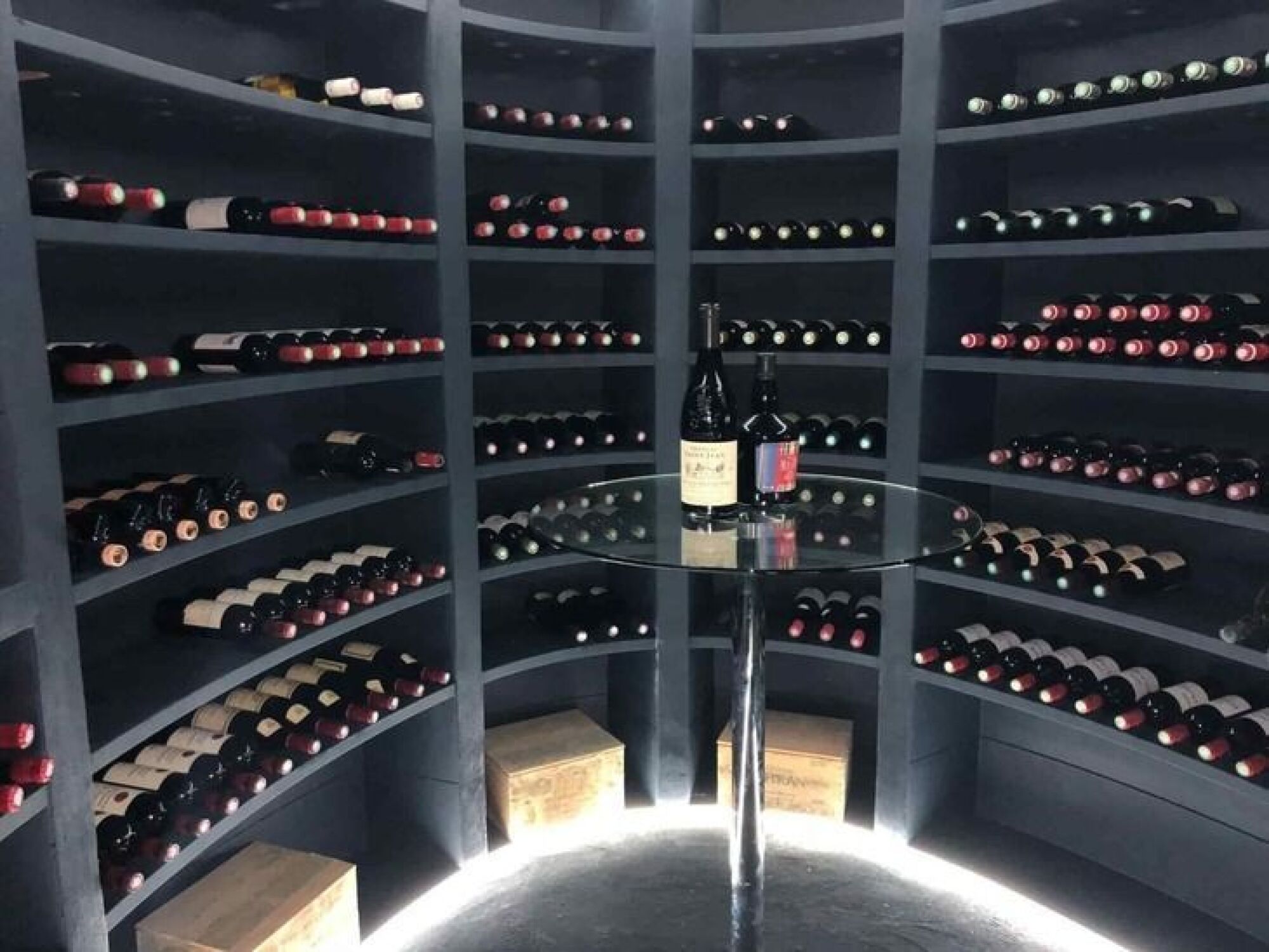 Cave enterrée ovale à partir de 1400 bouteilles de vin