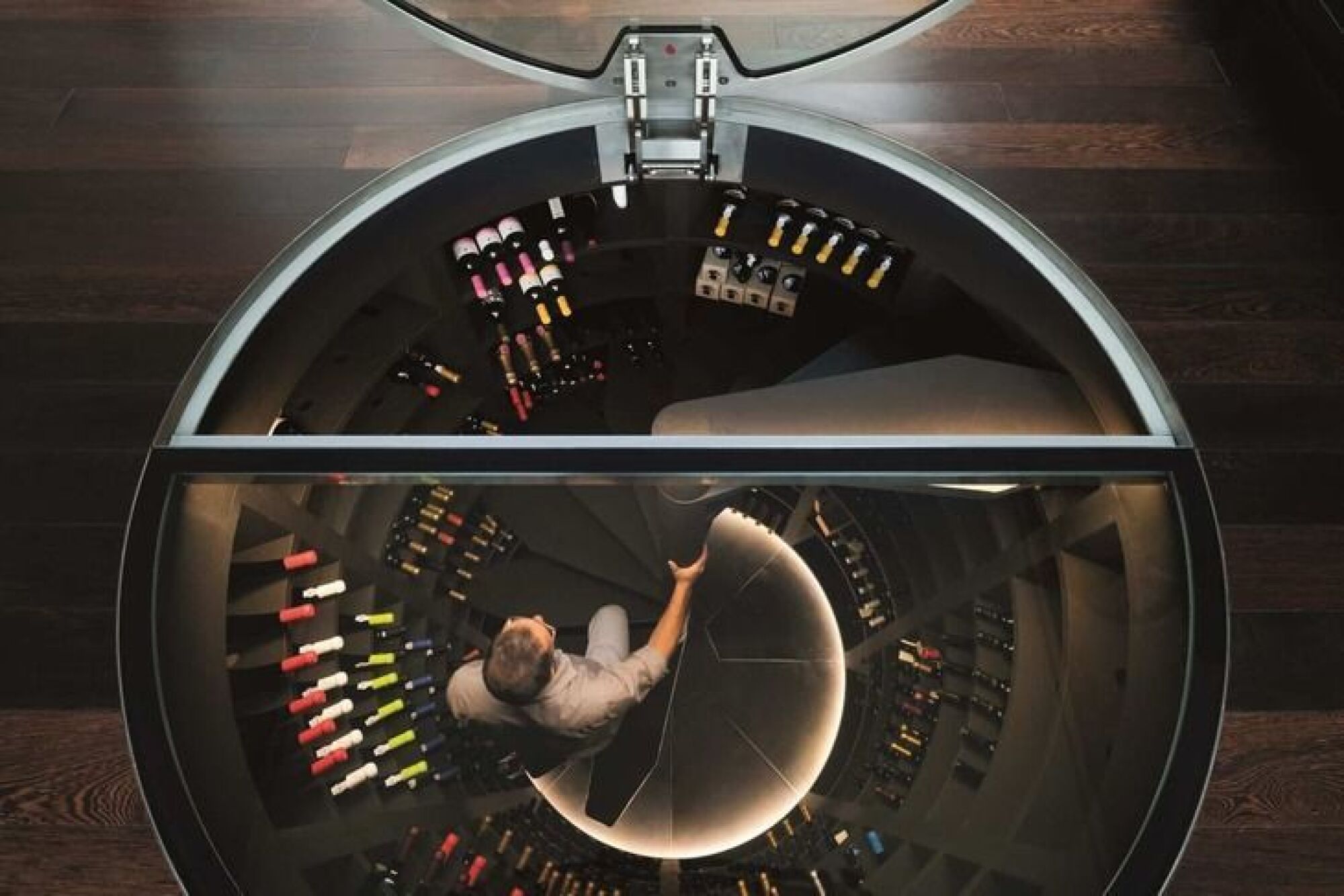 Cave à vin enterrée ronde à partir de 700 bouteilles de vin