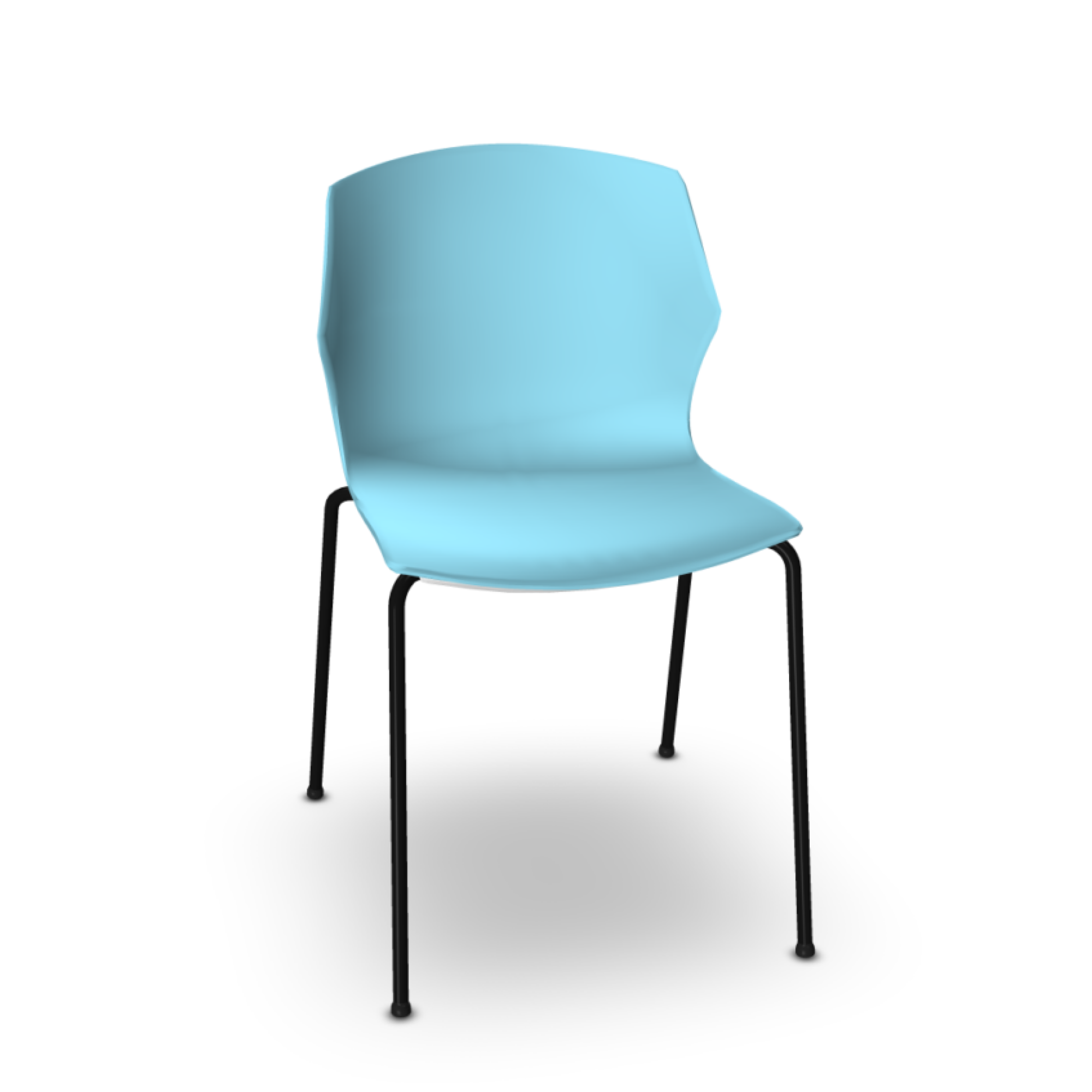 Chaise 4 pieds métal MY FRILL