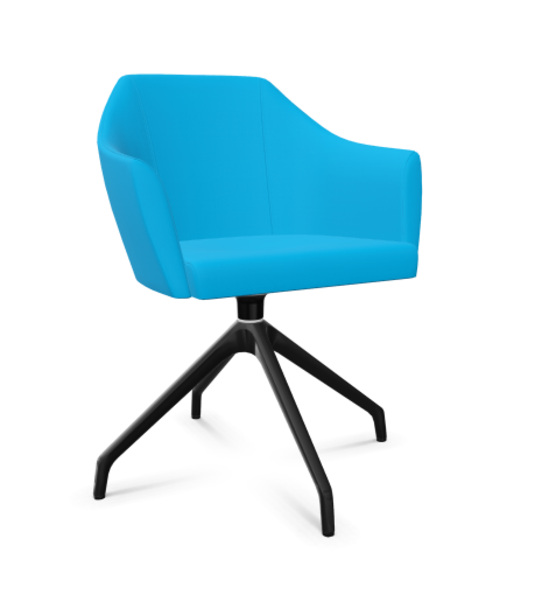 Chauffeuses Nani piètement polypro pyramidal sur patins