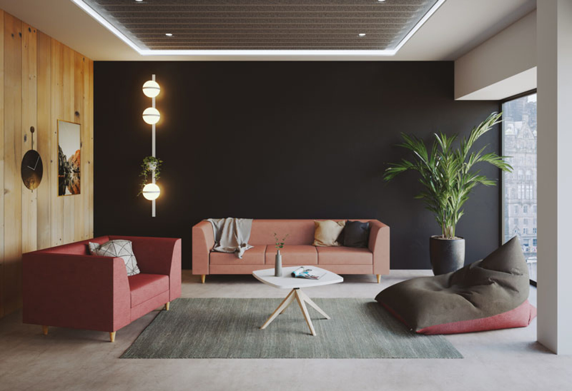 Fauteuil en cuir LOUNGE