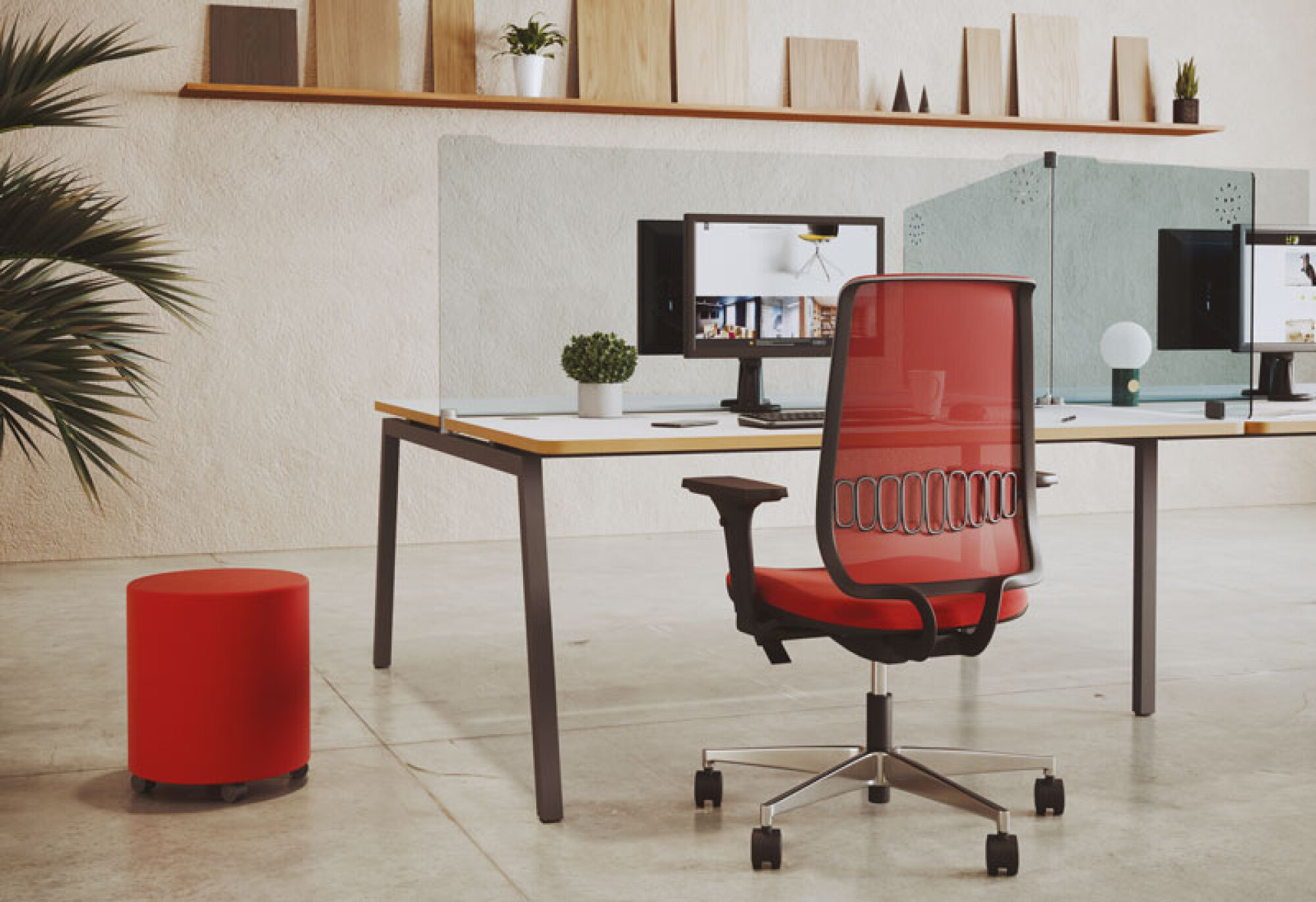 Fauteuil Munik tissu