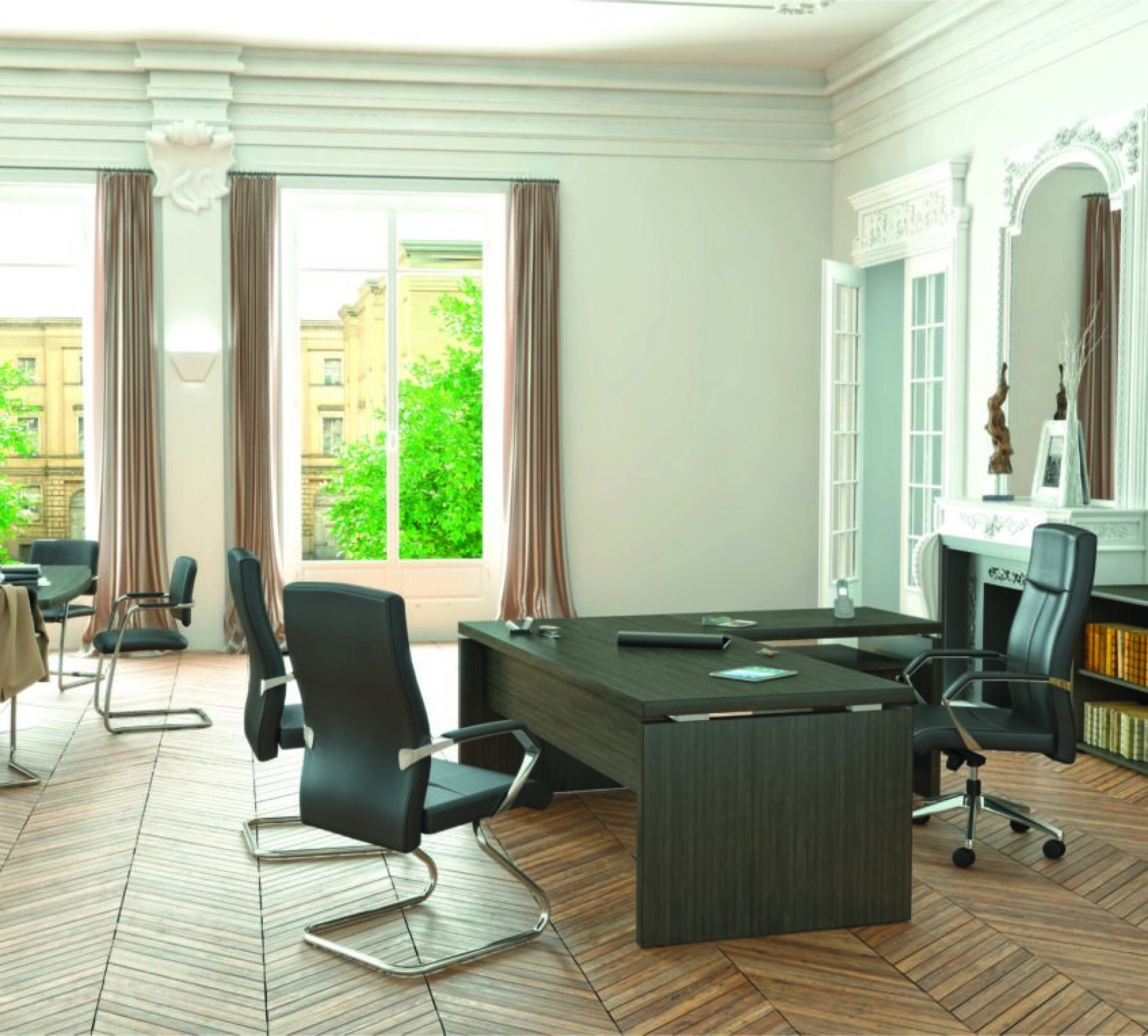 Fauteuil visiteur Luxor