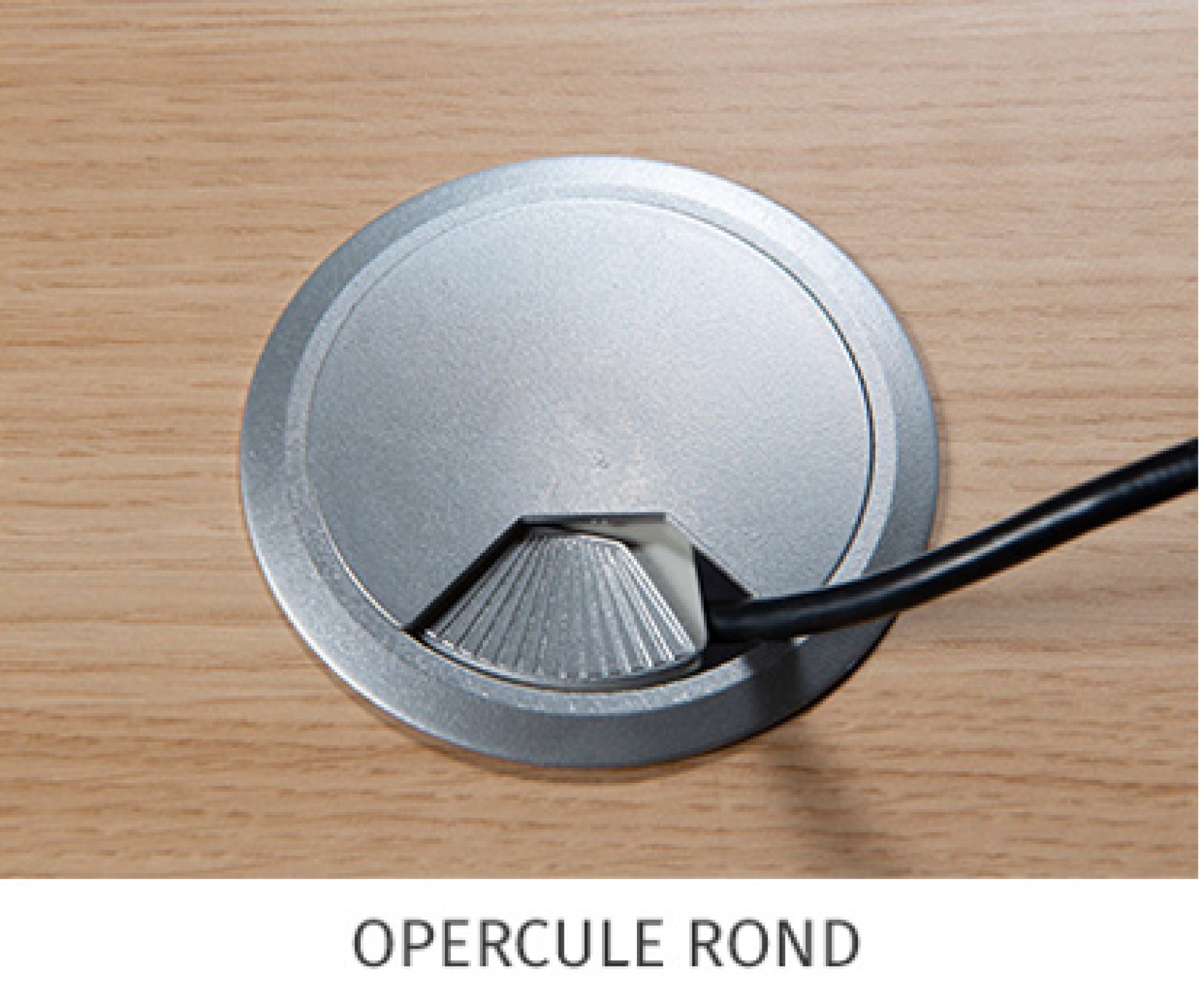 Opercule rond perçage ø80 mm