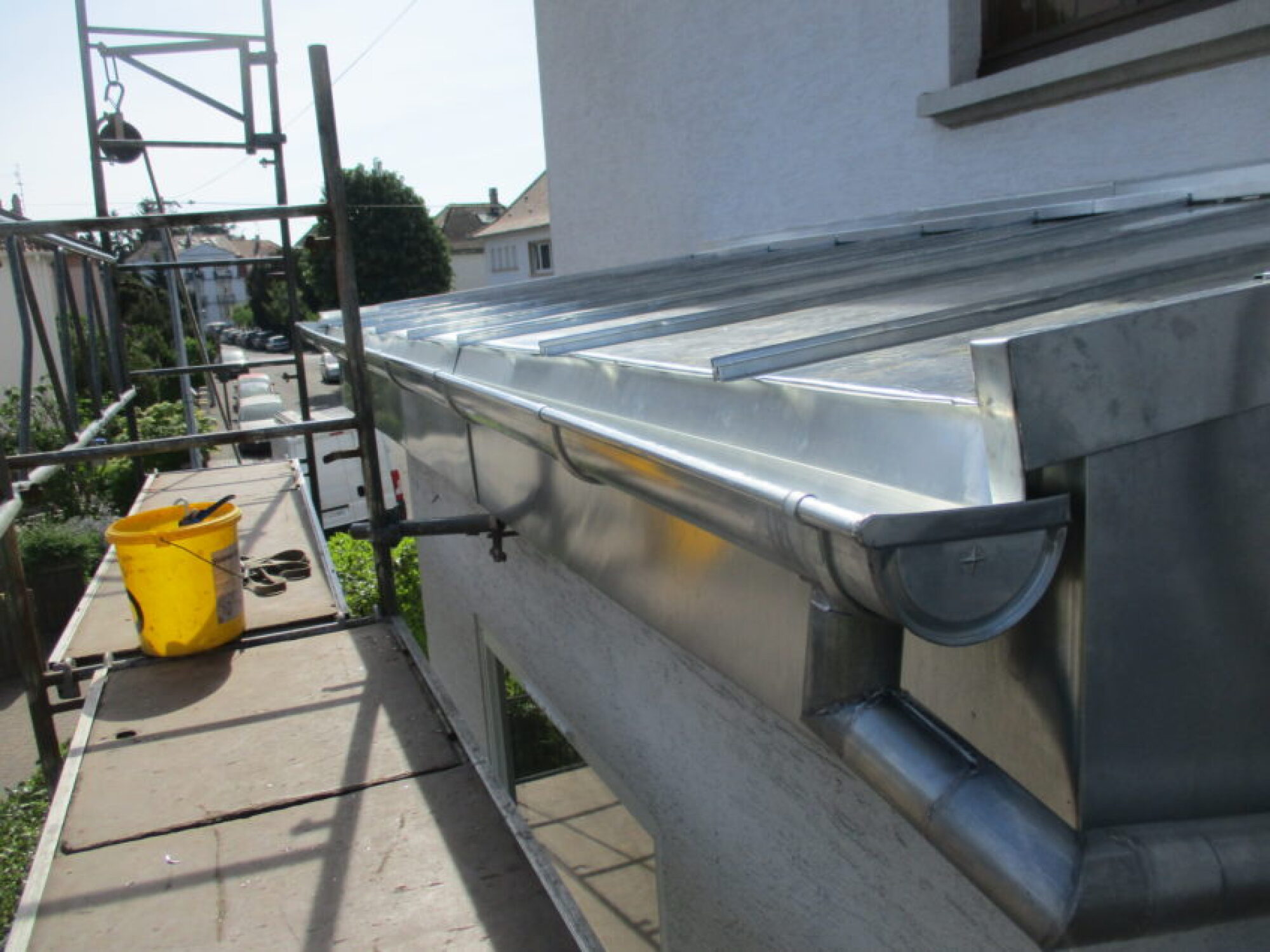 Remplacement des zingueries